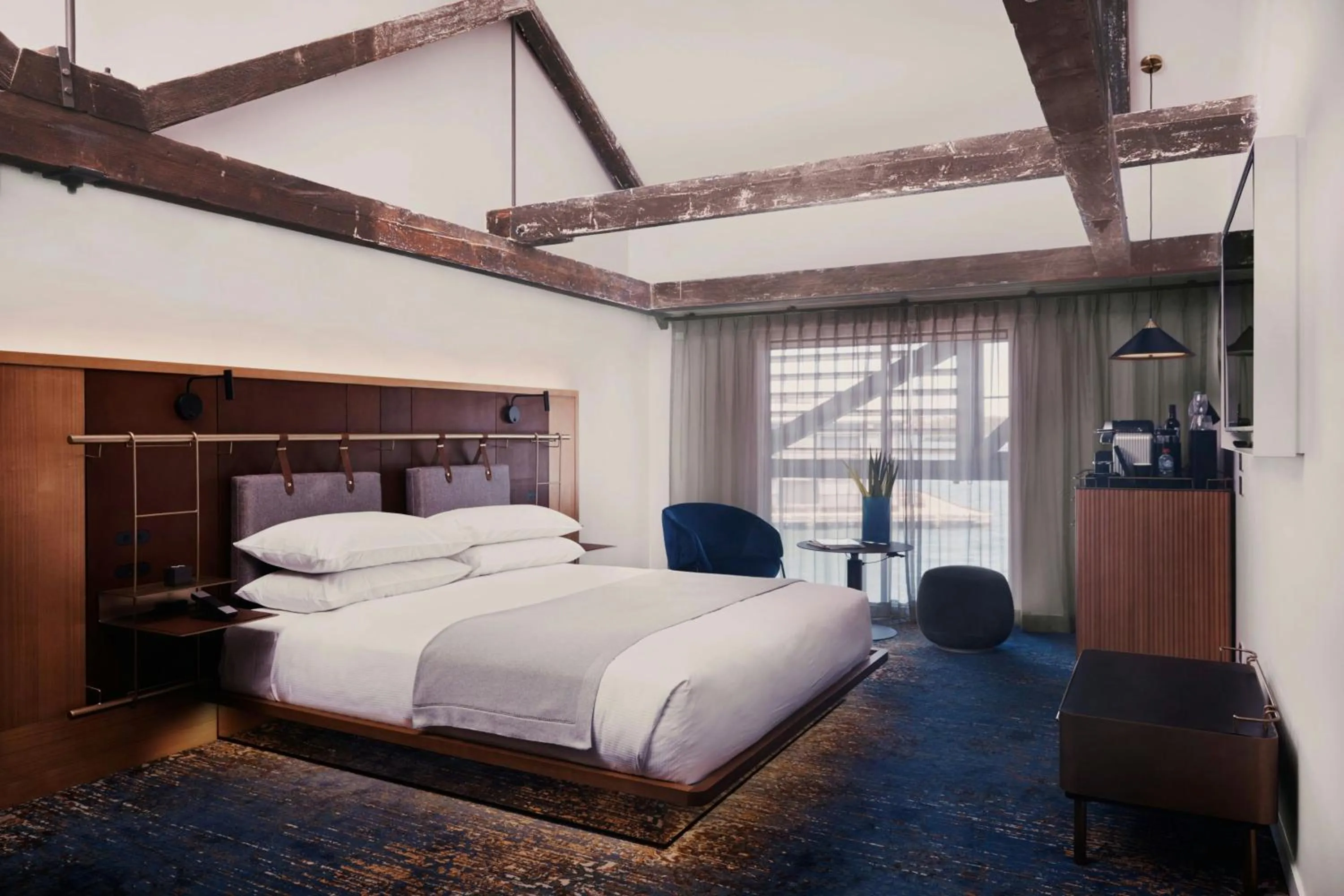 Photo of the whole room, Bed in Pier One Sydney Harbour, Autograph Collection