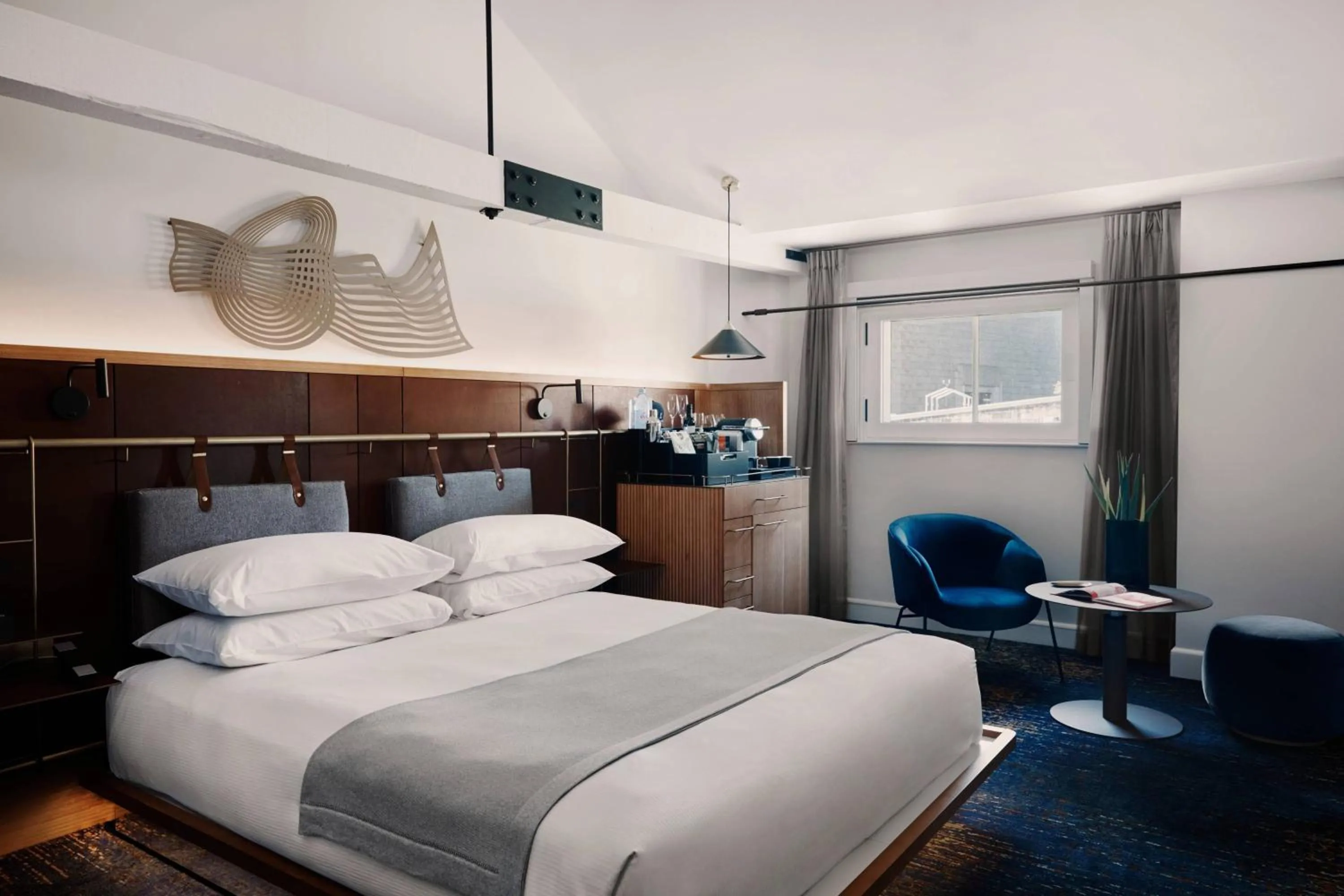 Photo of the whole room, Bed in Pier One Sydney Harbour, Autograph Collection