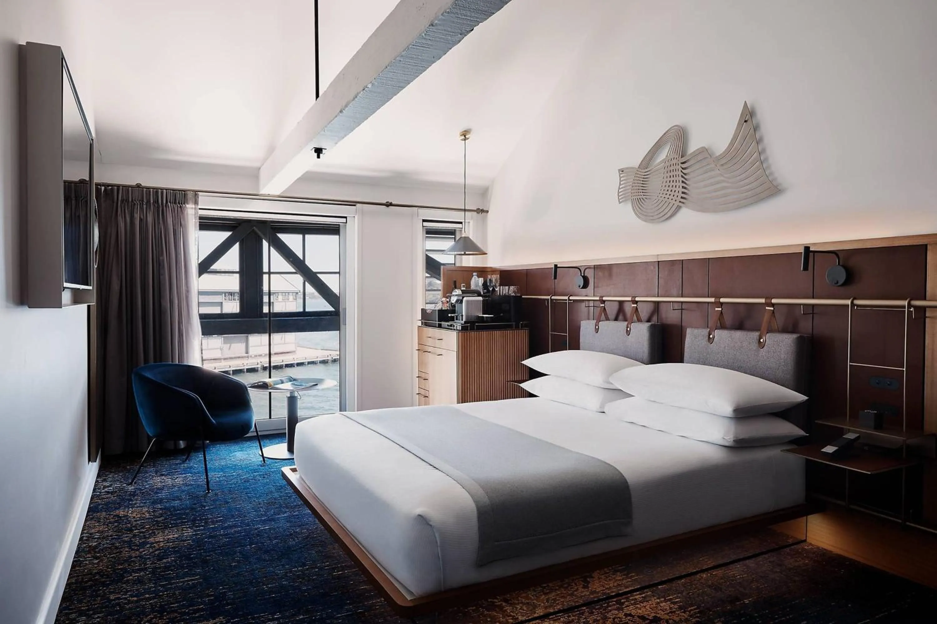 Photo of the whole room, Bed in Pier One Sydney Harbour, Autograph Collection