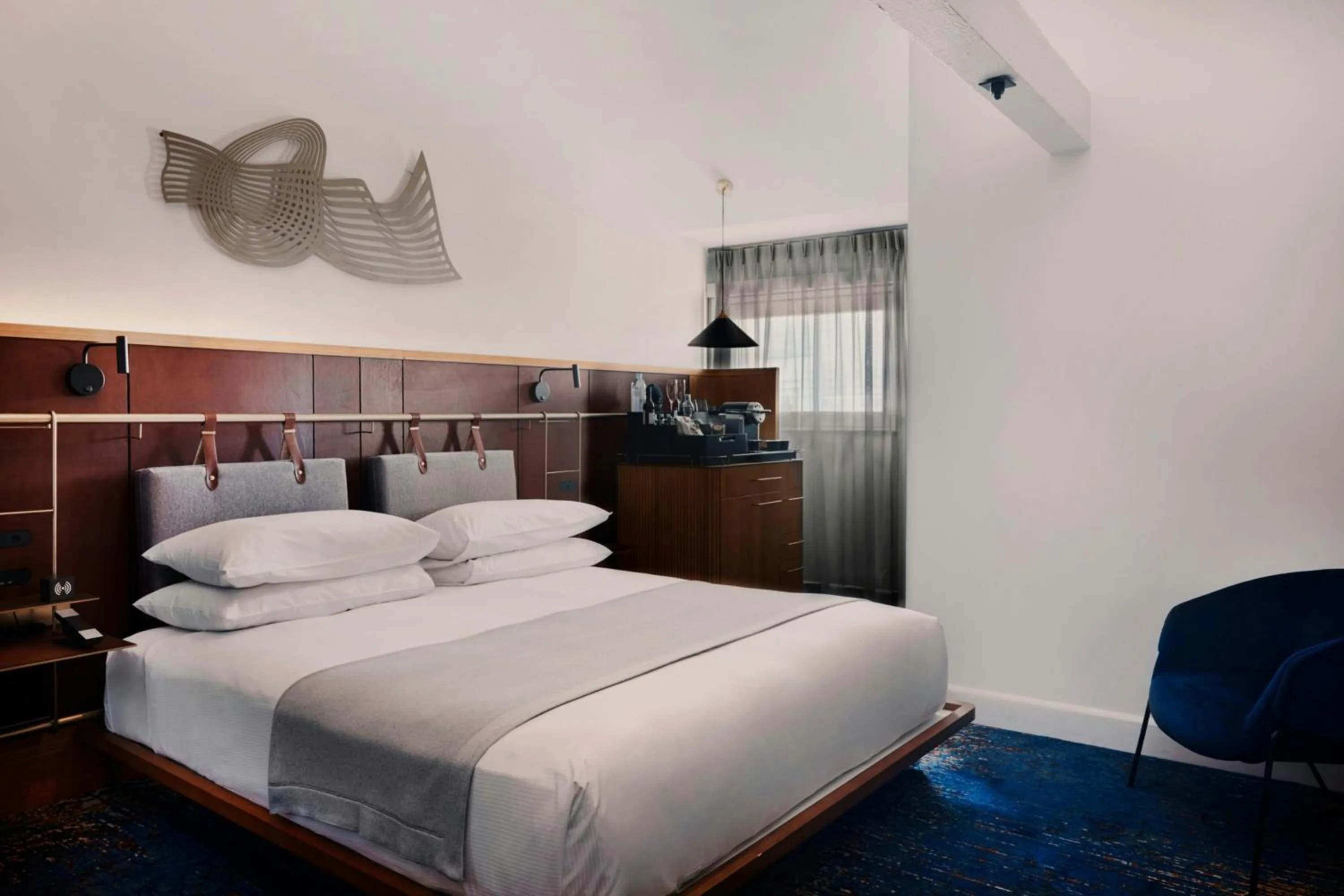 Photo of the whole room, Bed in Pier One Sydney Harbour, Autograph Collection