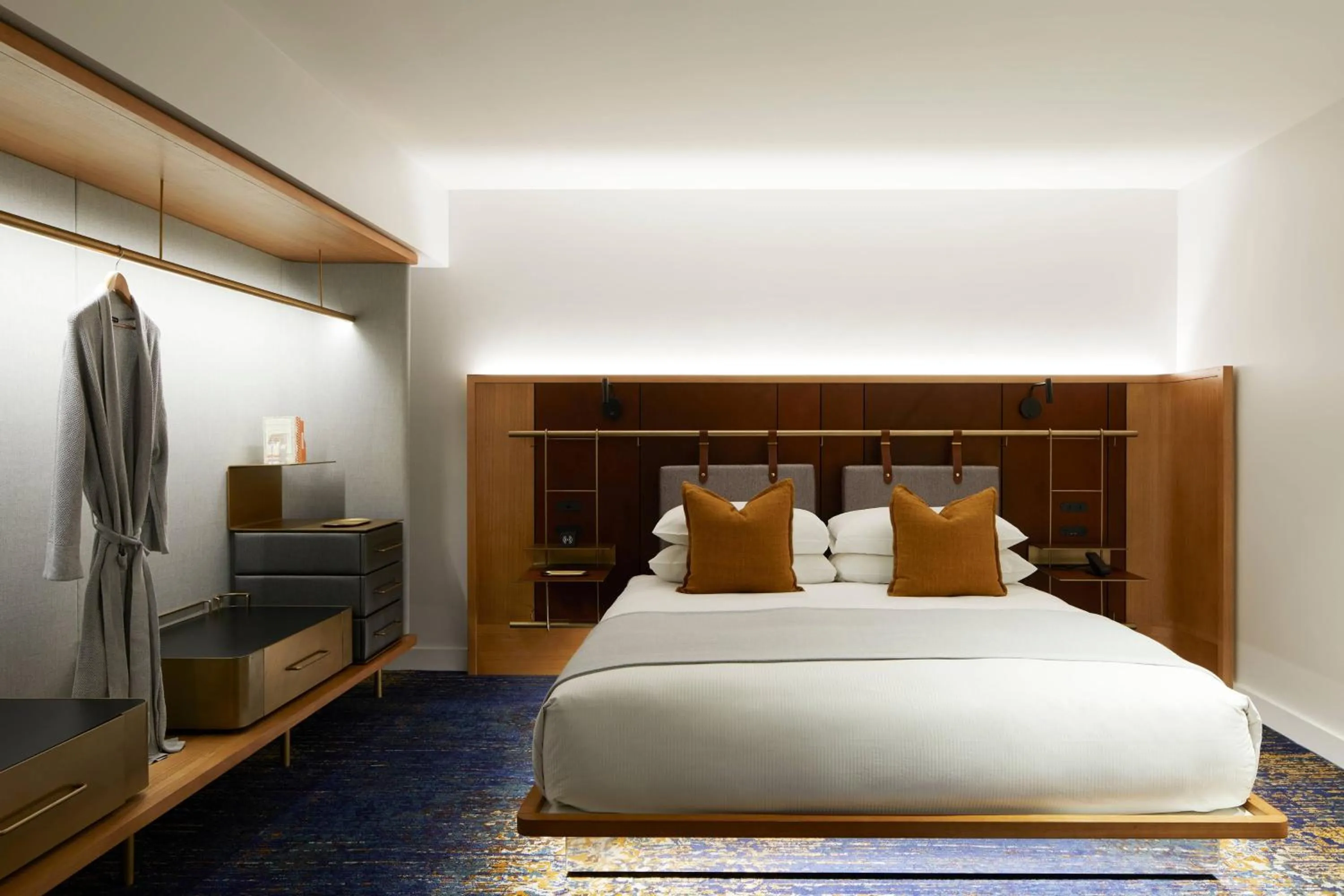 Photo of the whole room, Bed in Pier One Sydney Harbour, Autograph Collection