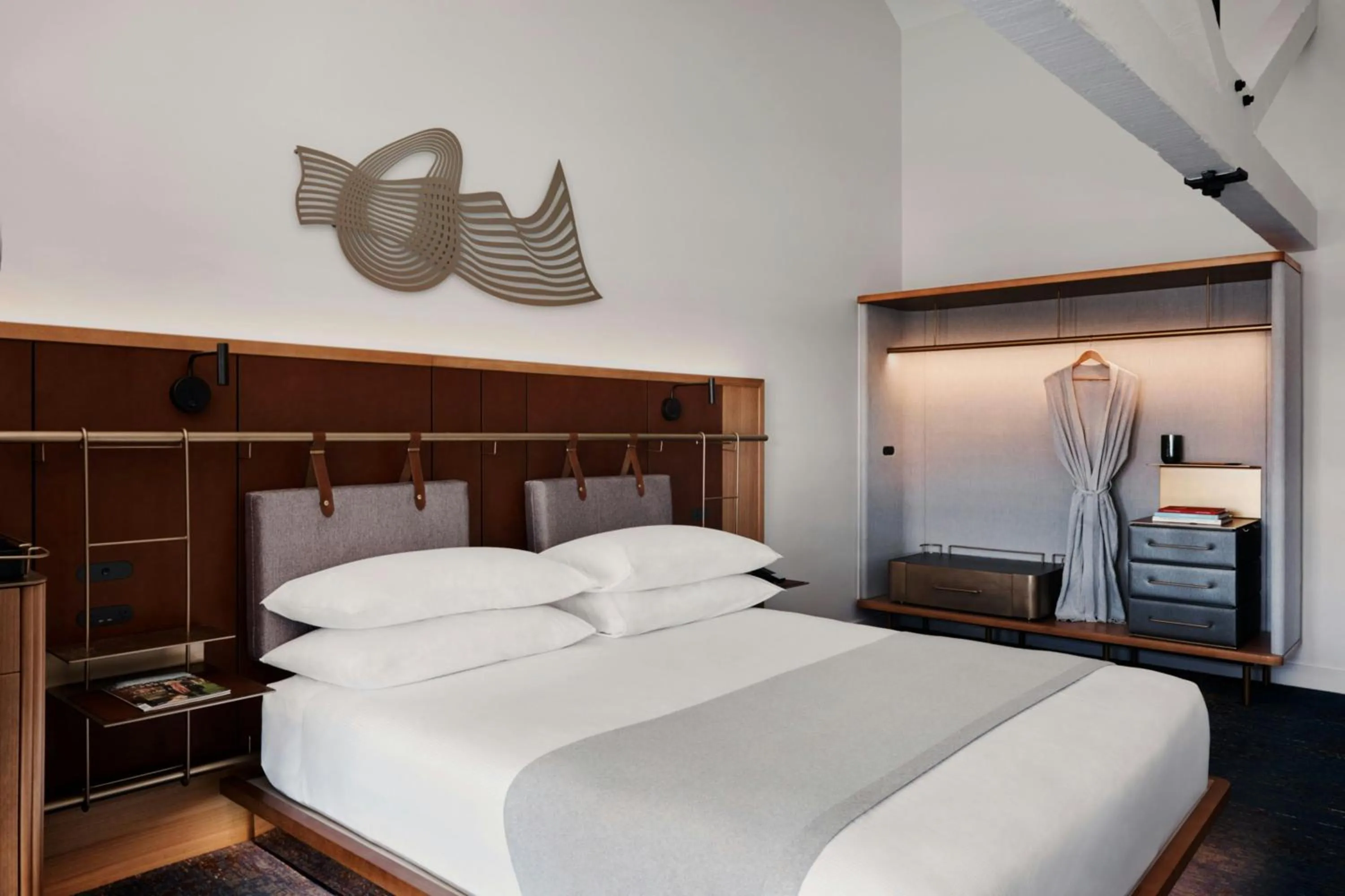 Photo of the whole room, Bed in Pier One Sydney Harbour, Autograph Collection