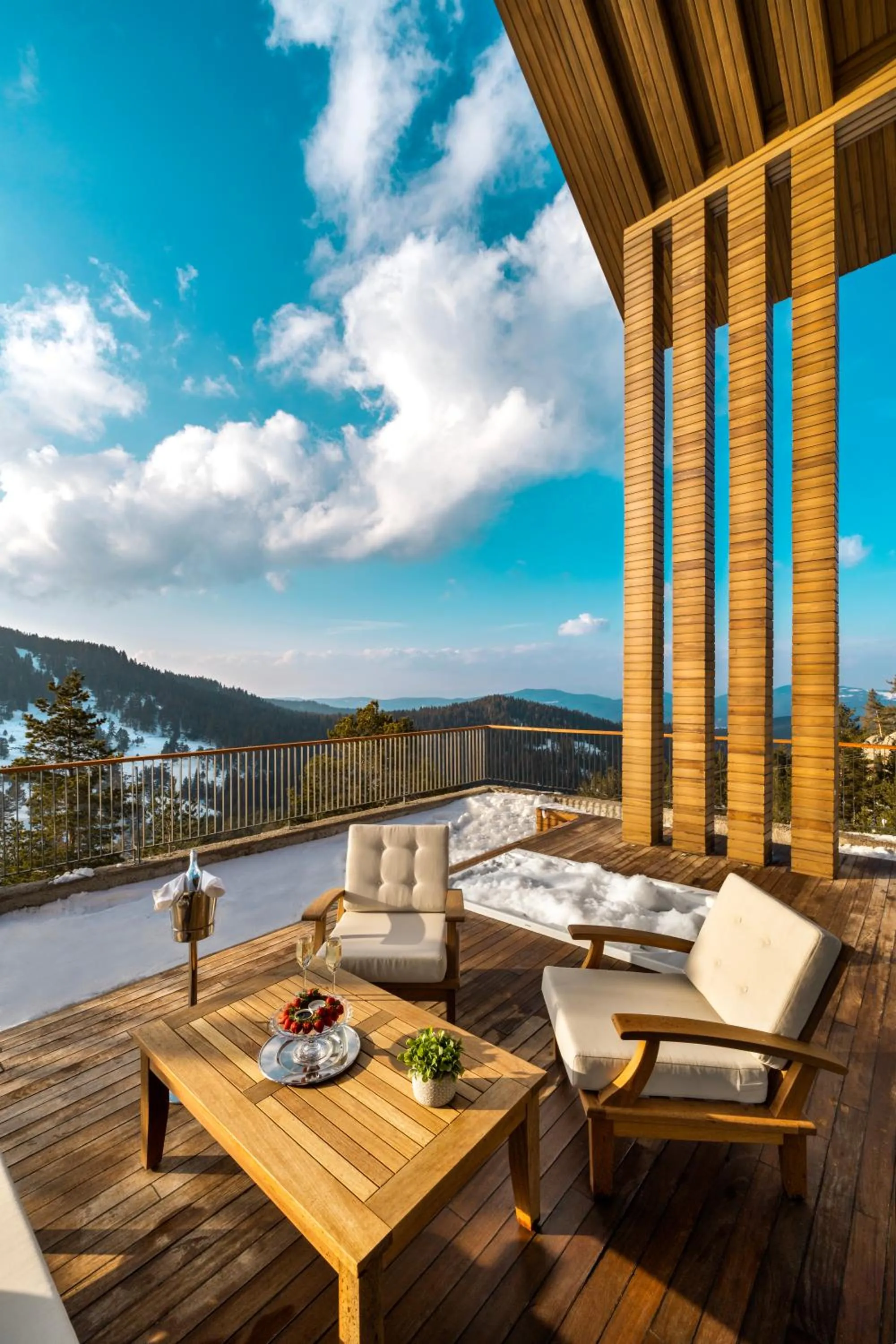 Patio in Kaya Palazzo Ski & Mountain Resort