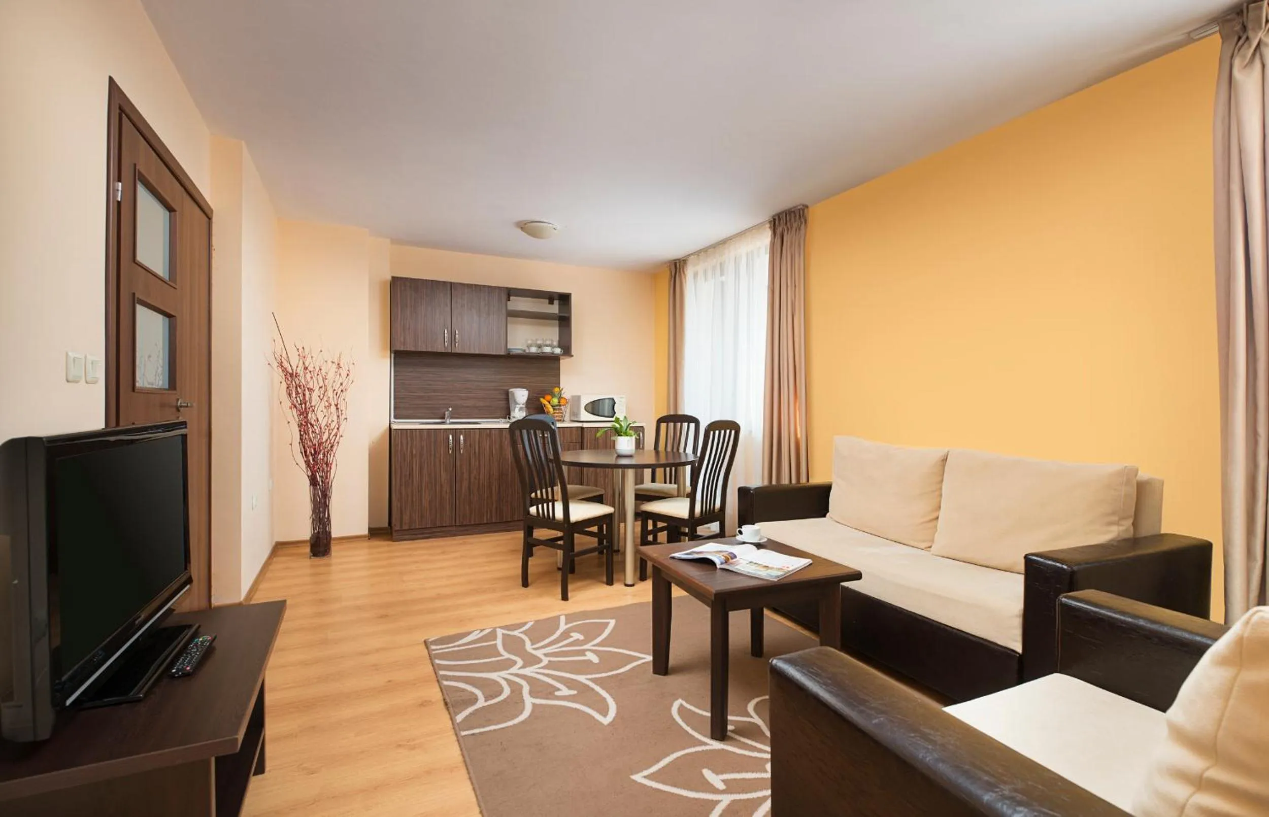 Kitchen or kitchenette in Apartments Bansko