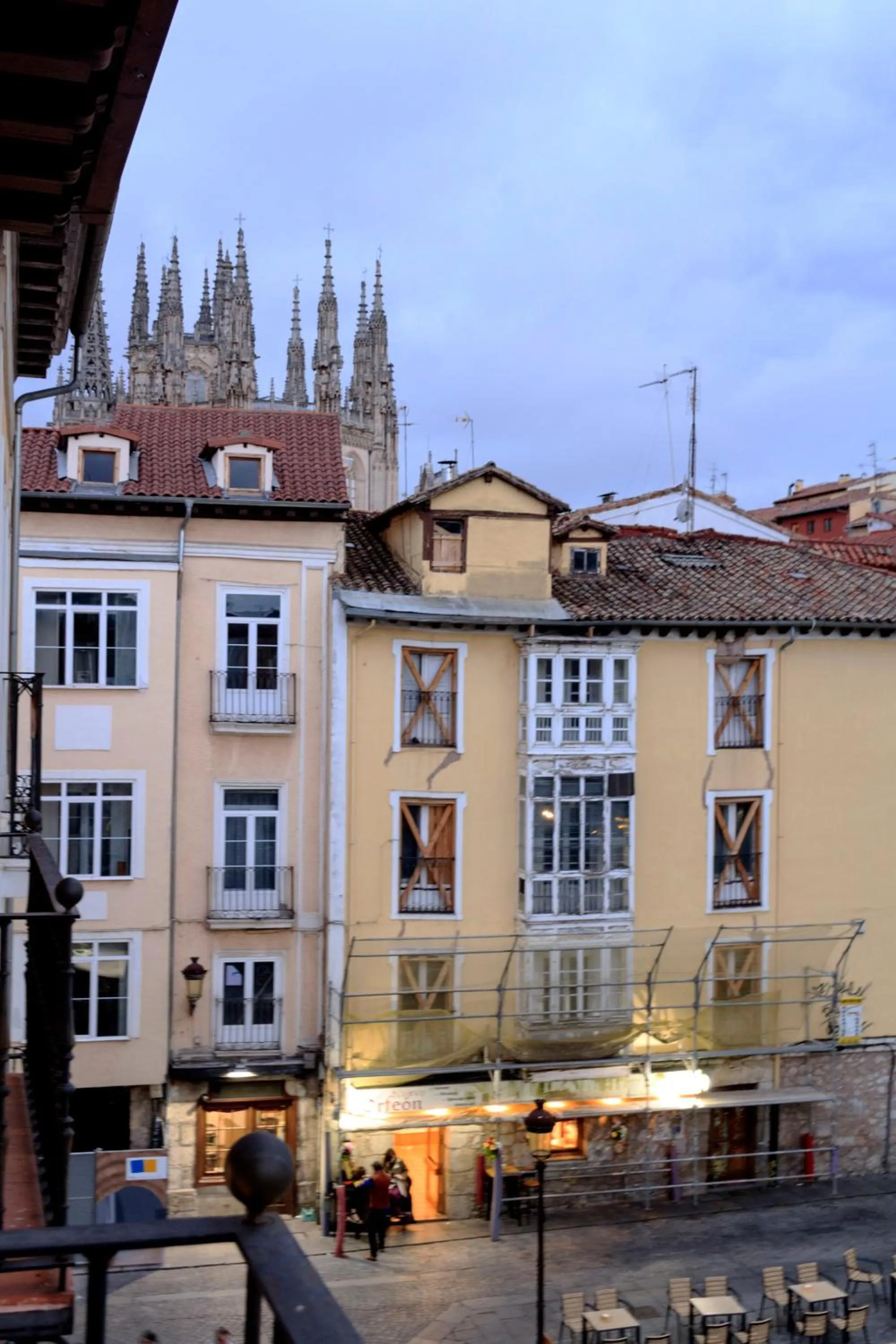 City view in Hostel Catedral Burgos