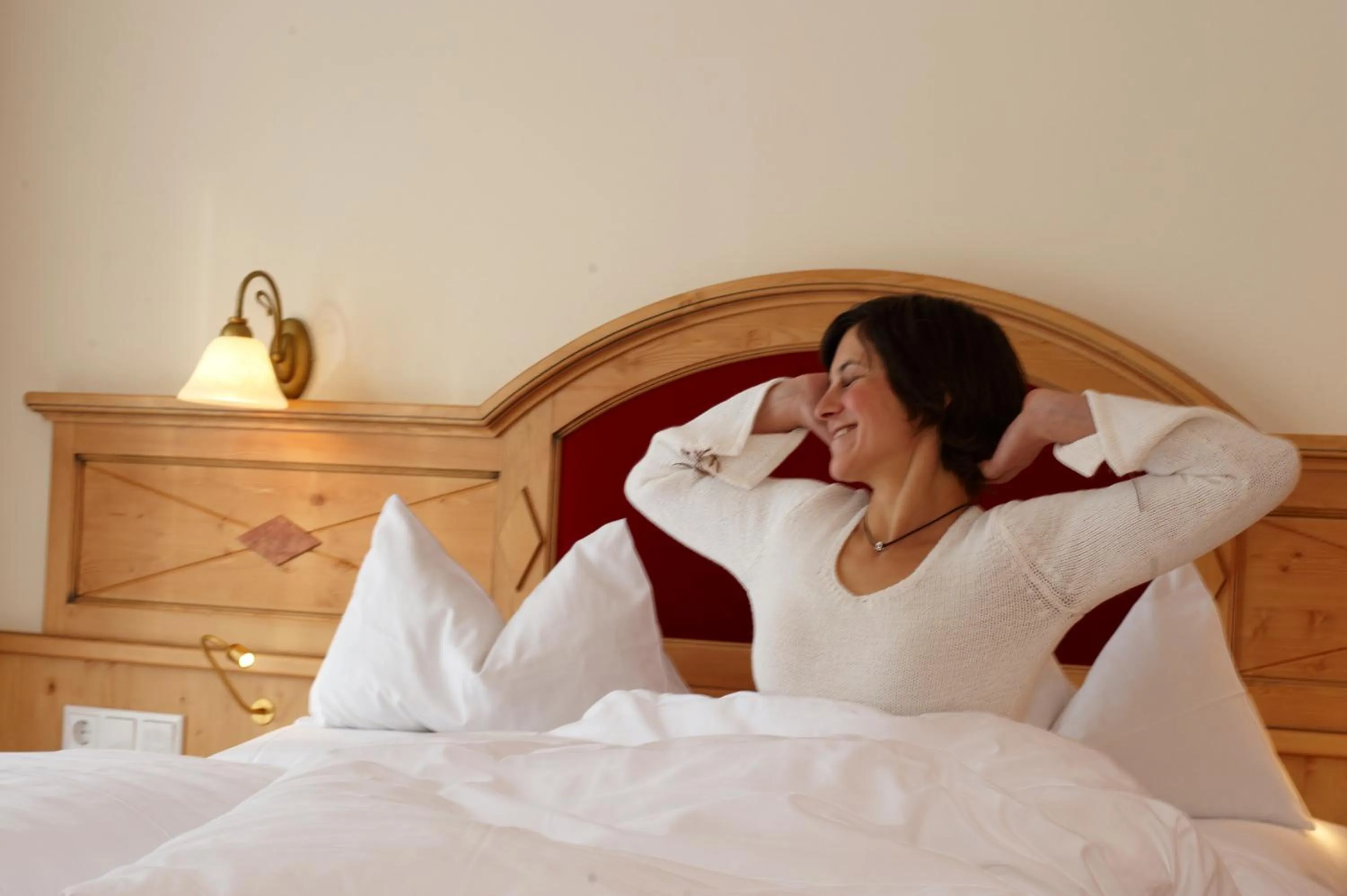 People, Bed in Hotel Ennstalerhof