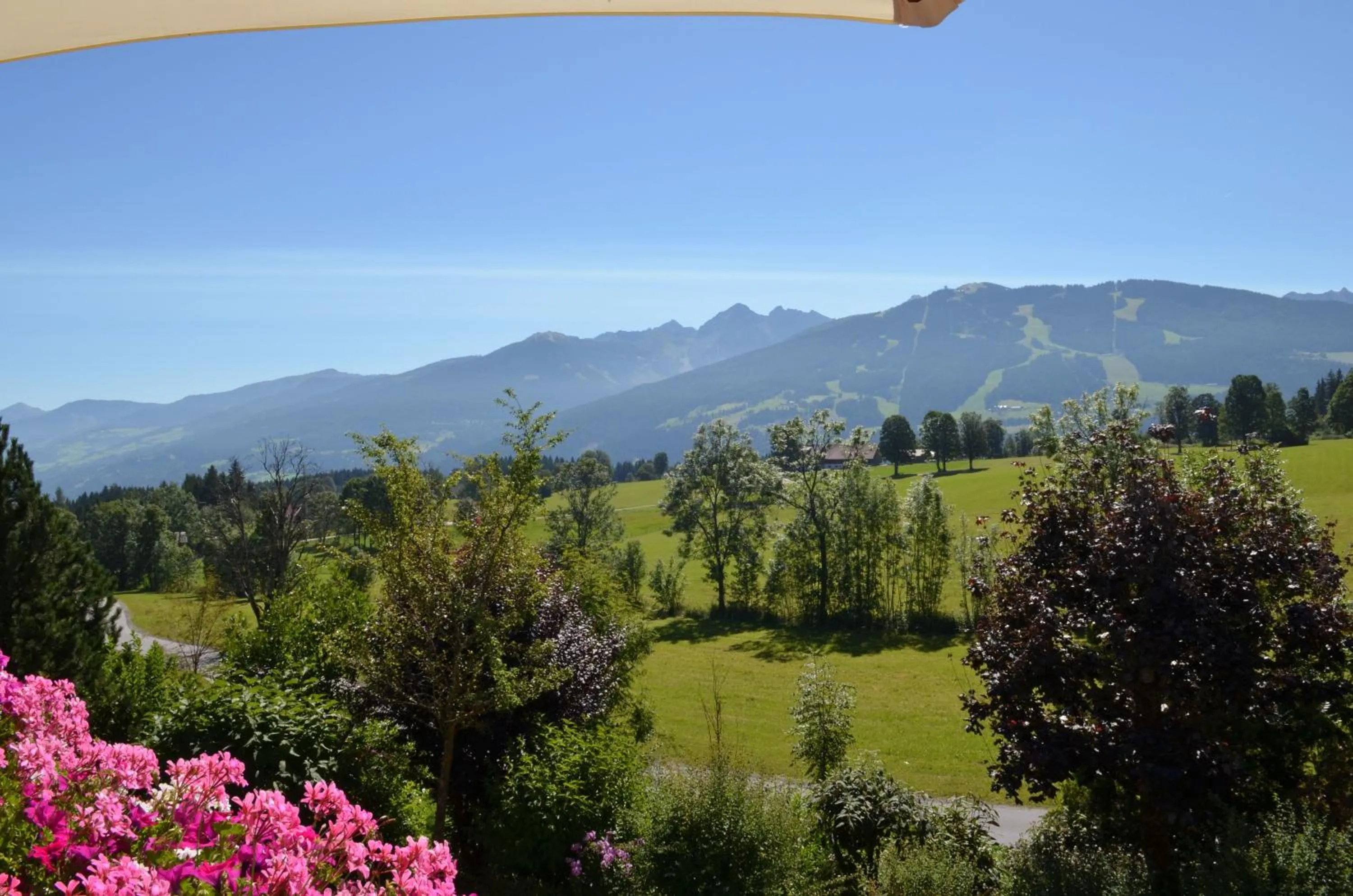 Mountain view in Hotel Ennstalerhof