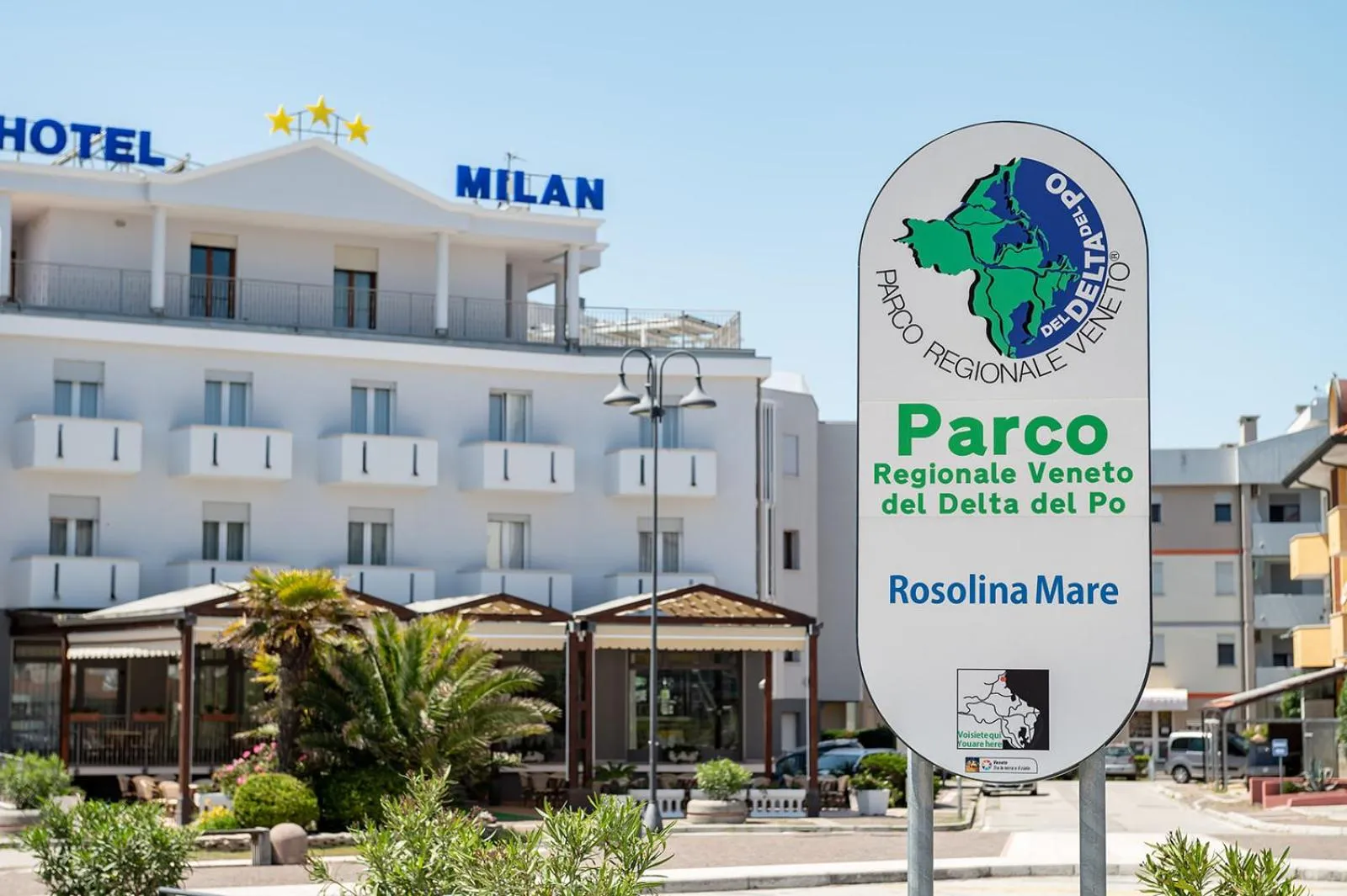 Property building in Hotel Milan