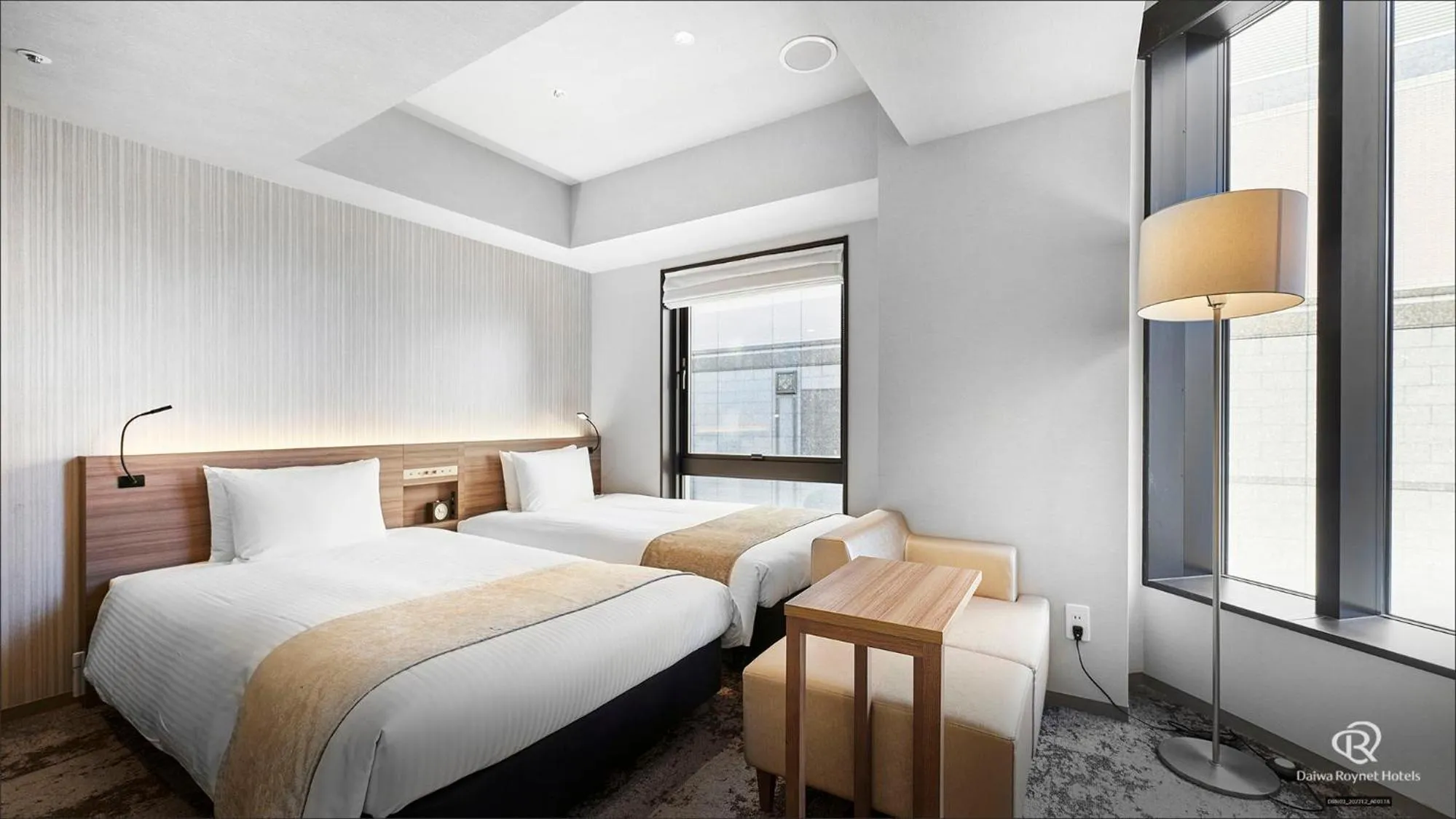 Bed in Daiwa Roynet Hotel Shimbashi