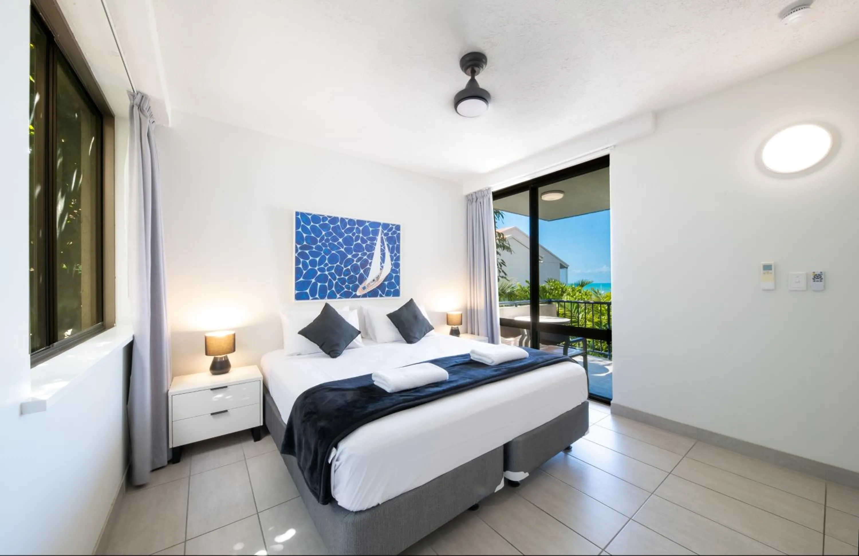 Bed in Whitsunday Terraces Resort