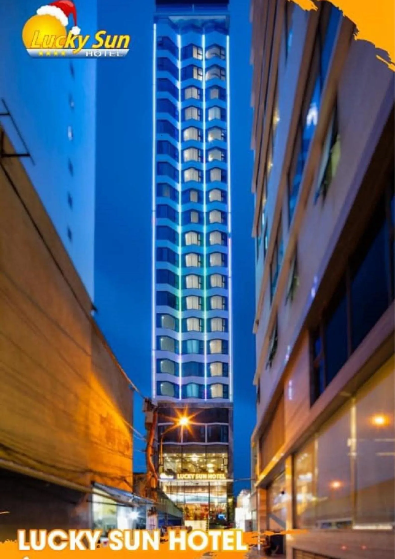 Property building in Lucky Sun Hotel Nha Trang Beach