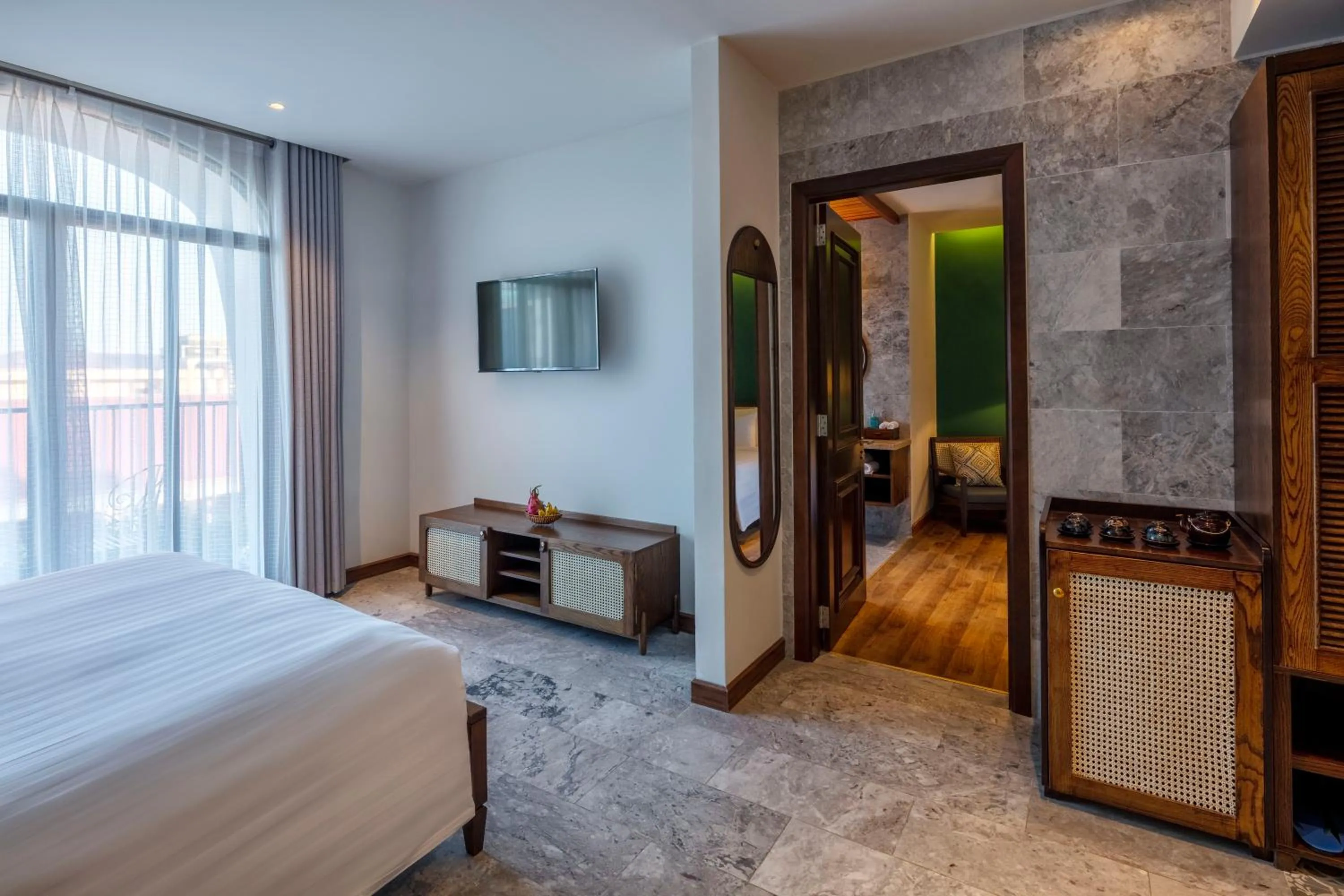 View (from property/room), Bed in Salmalia Boutique Hotel & Spa