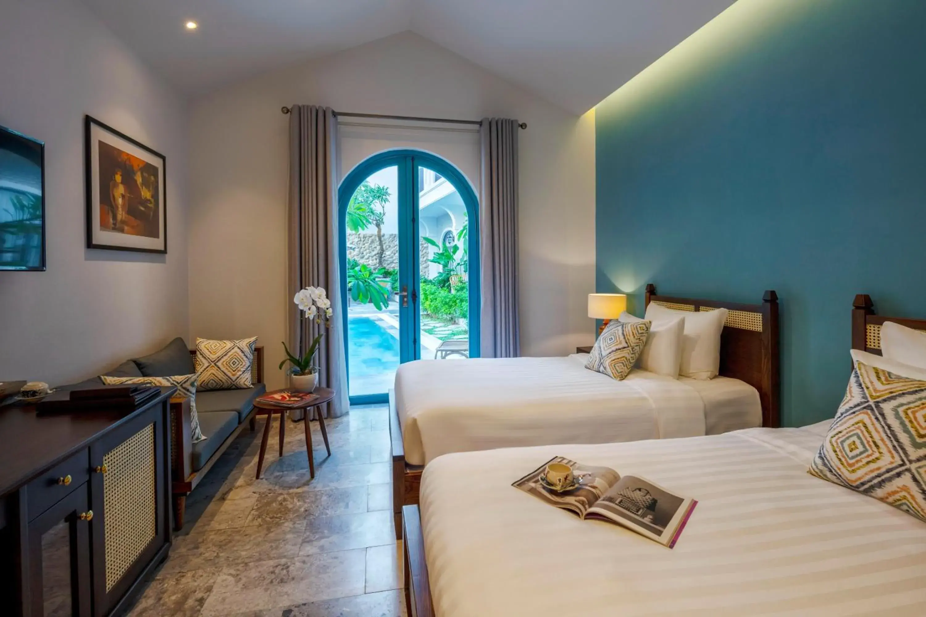 Premium Twin Room with Pool Access in Salmalia Boutique Hotel & Spa Premium Twin Room with Pool Access in Salmalia Boutique Hotel & Spa