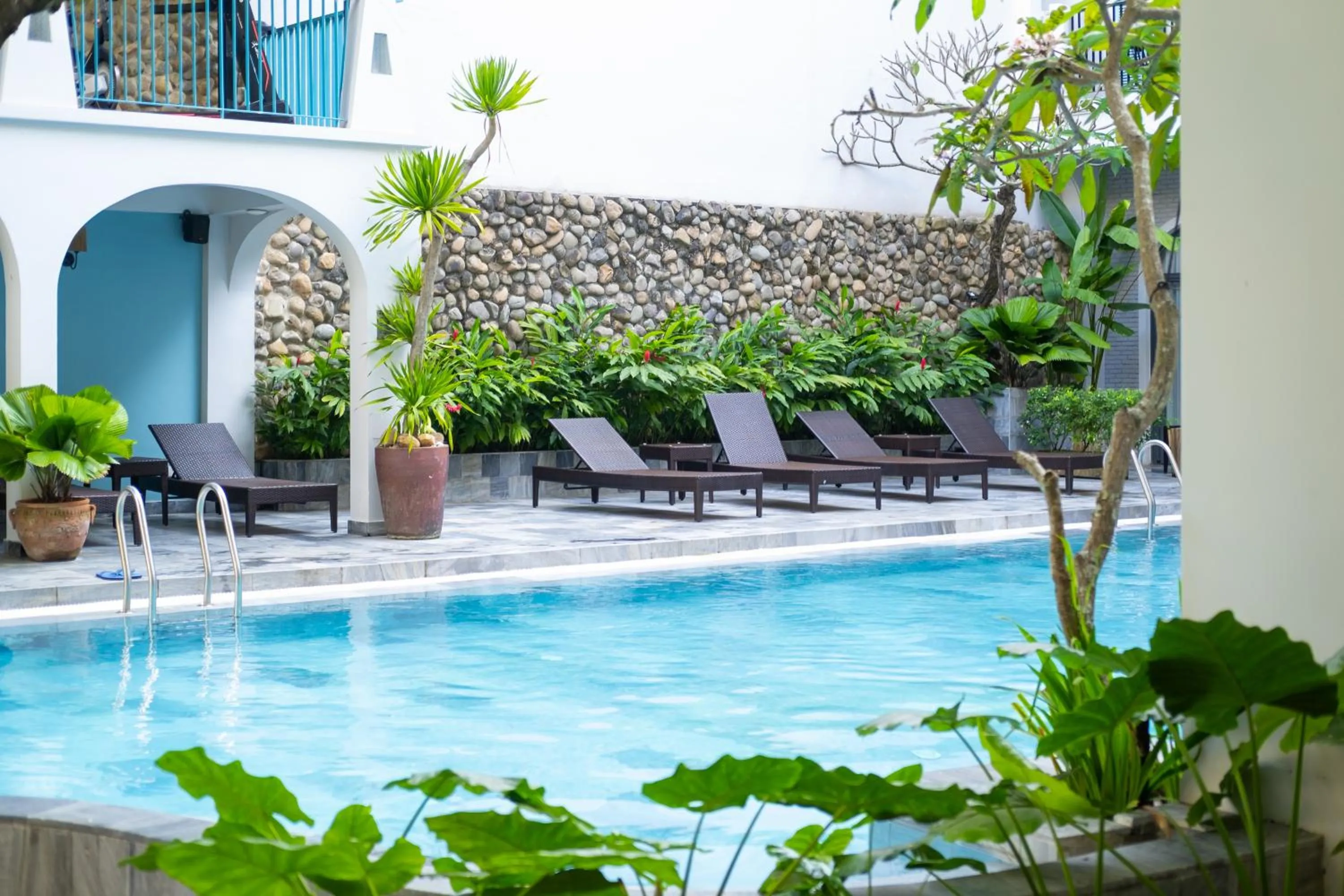 Swimming pool in Salmalia Boutique Hotel & Spa