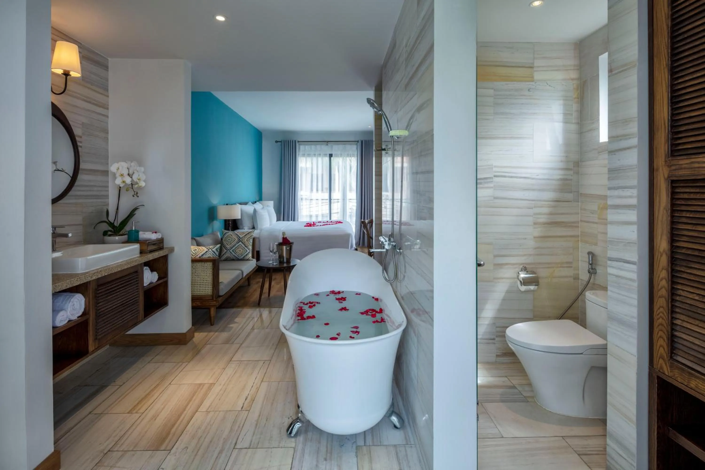 Swimming pool in Salmalia Boutique Hotel & Spa