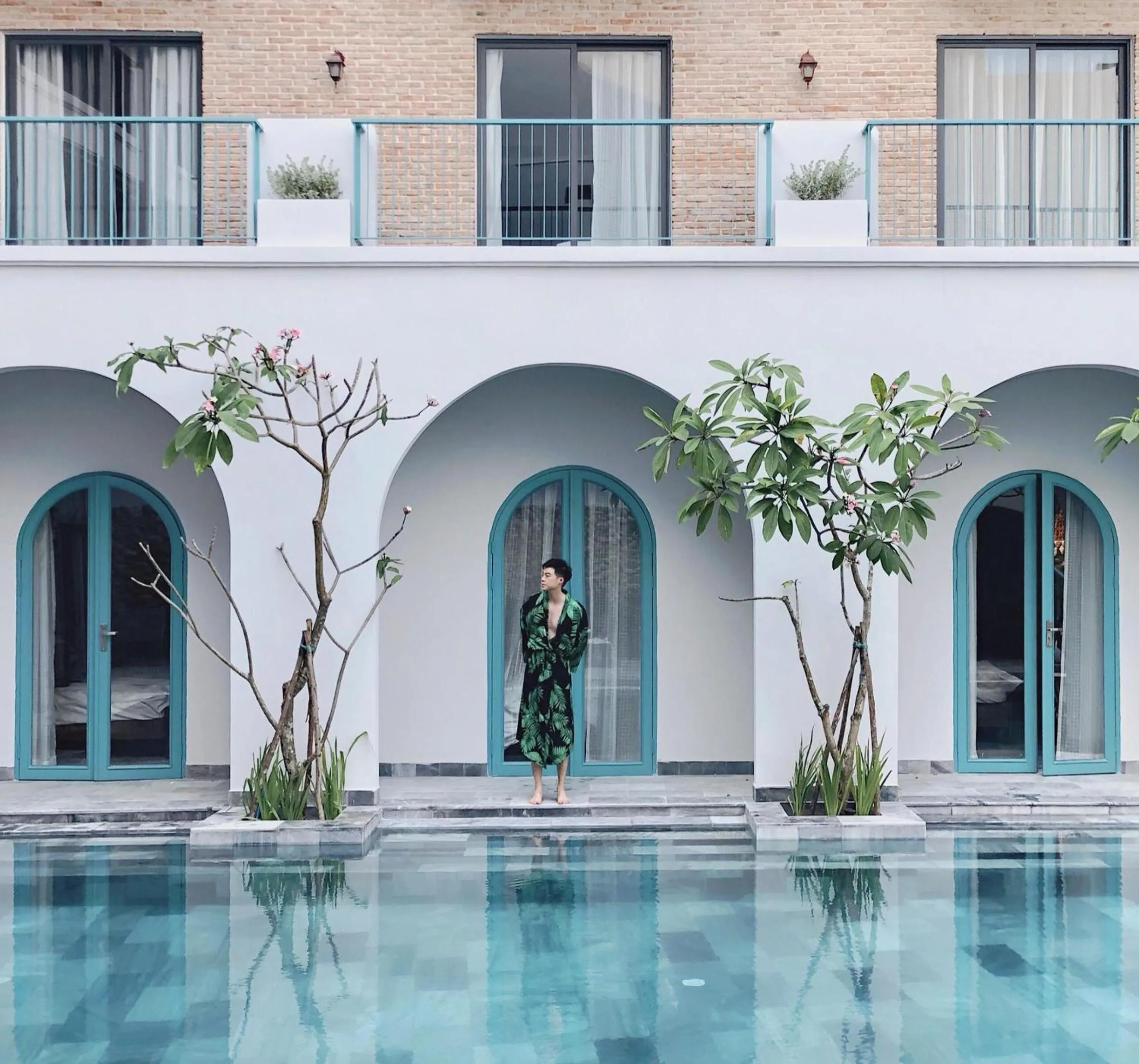 Swimming pool in Salmalia Boutique Hotel & Spa