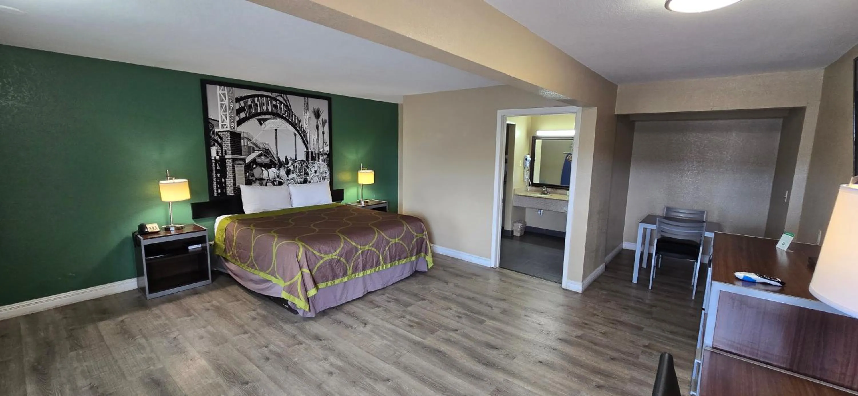 Bed in Super 8 by Wyndham Kingsville