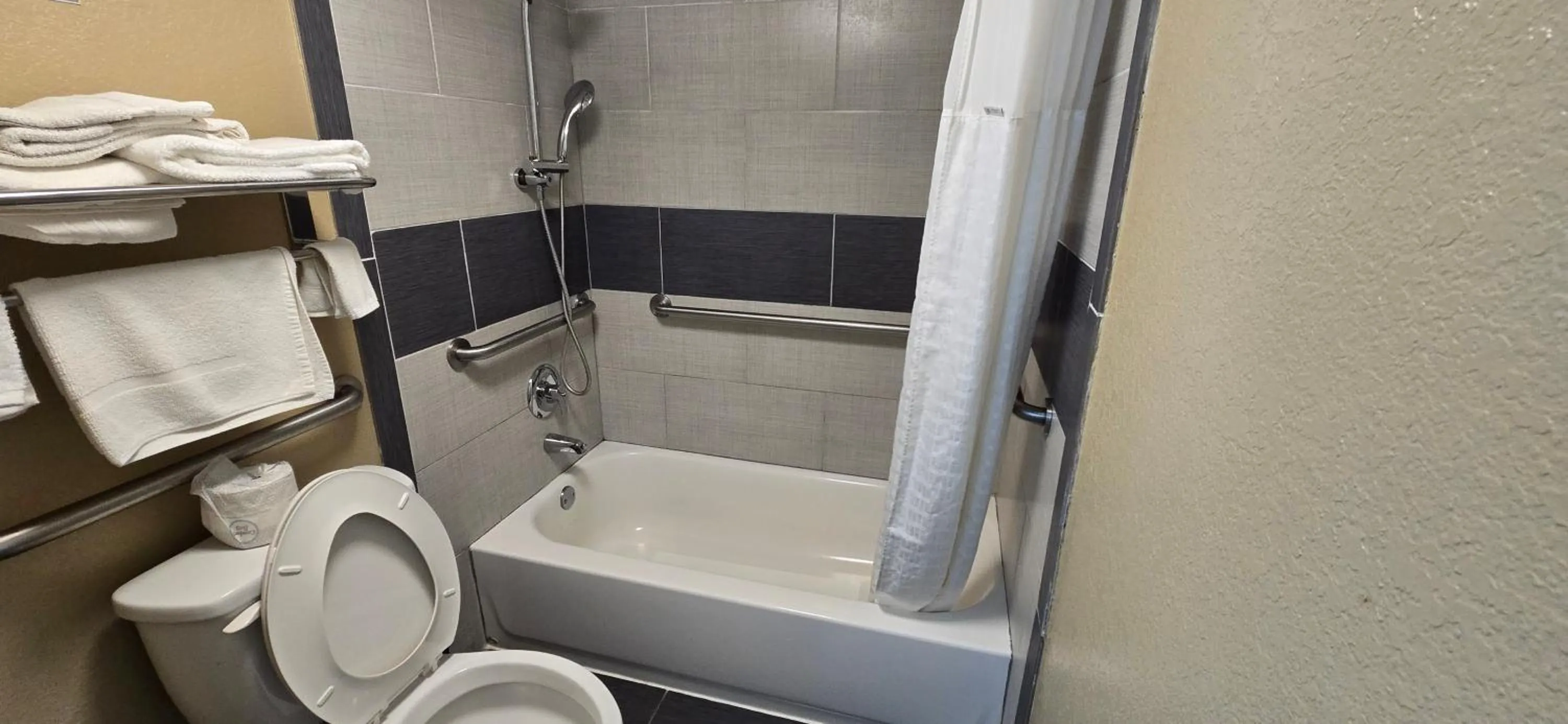 Shower in Super 8 by Wyndham Kingsville