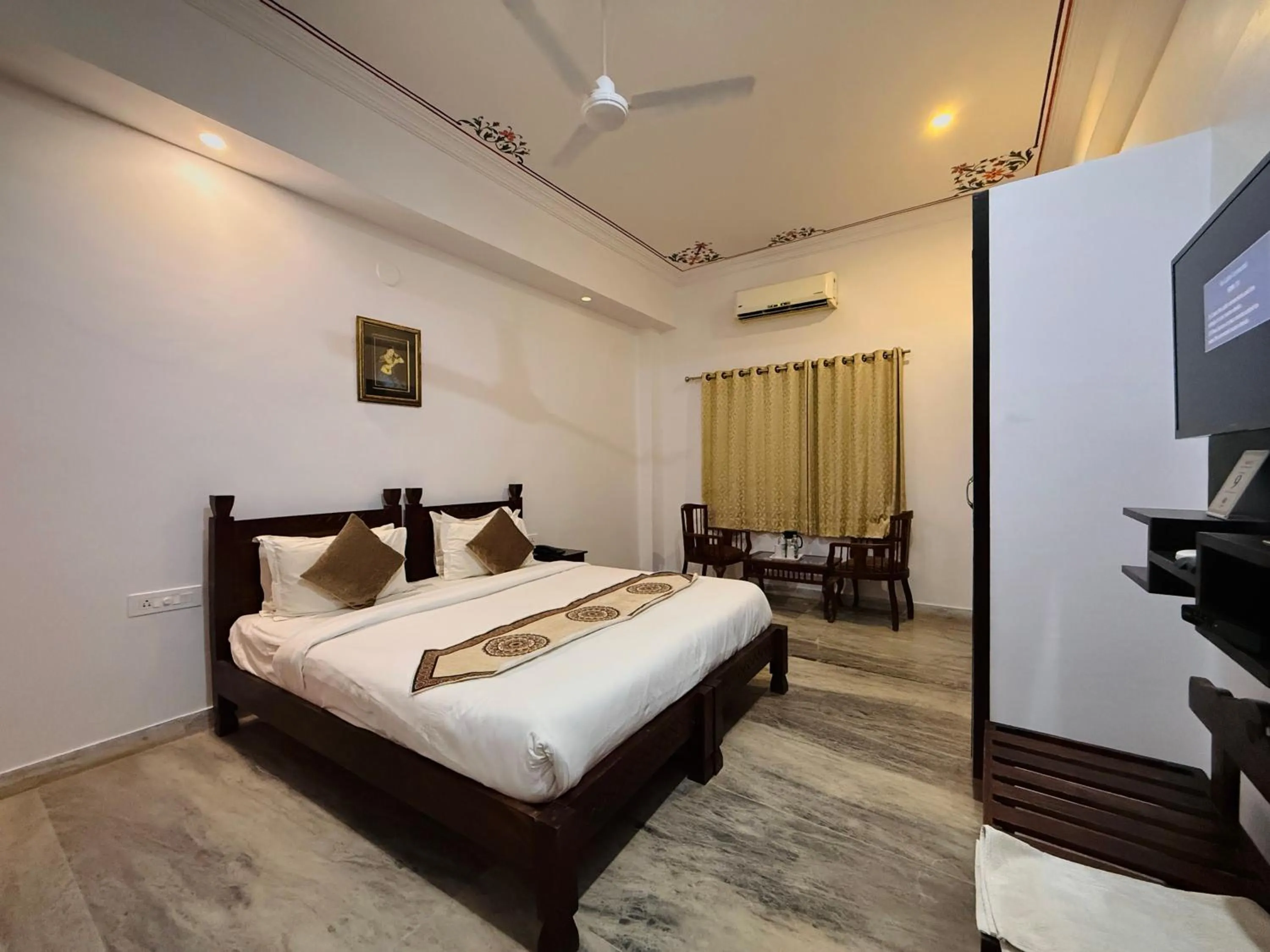 Bedroom, Bed in Atulya Niwas