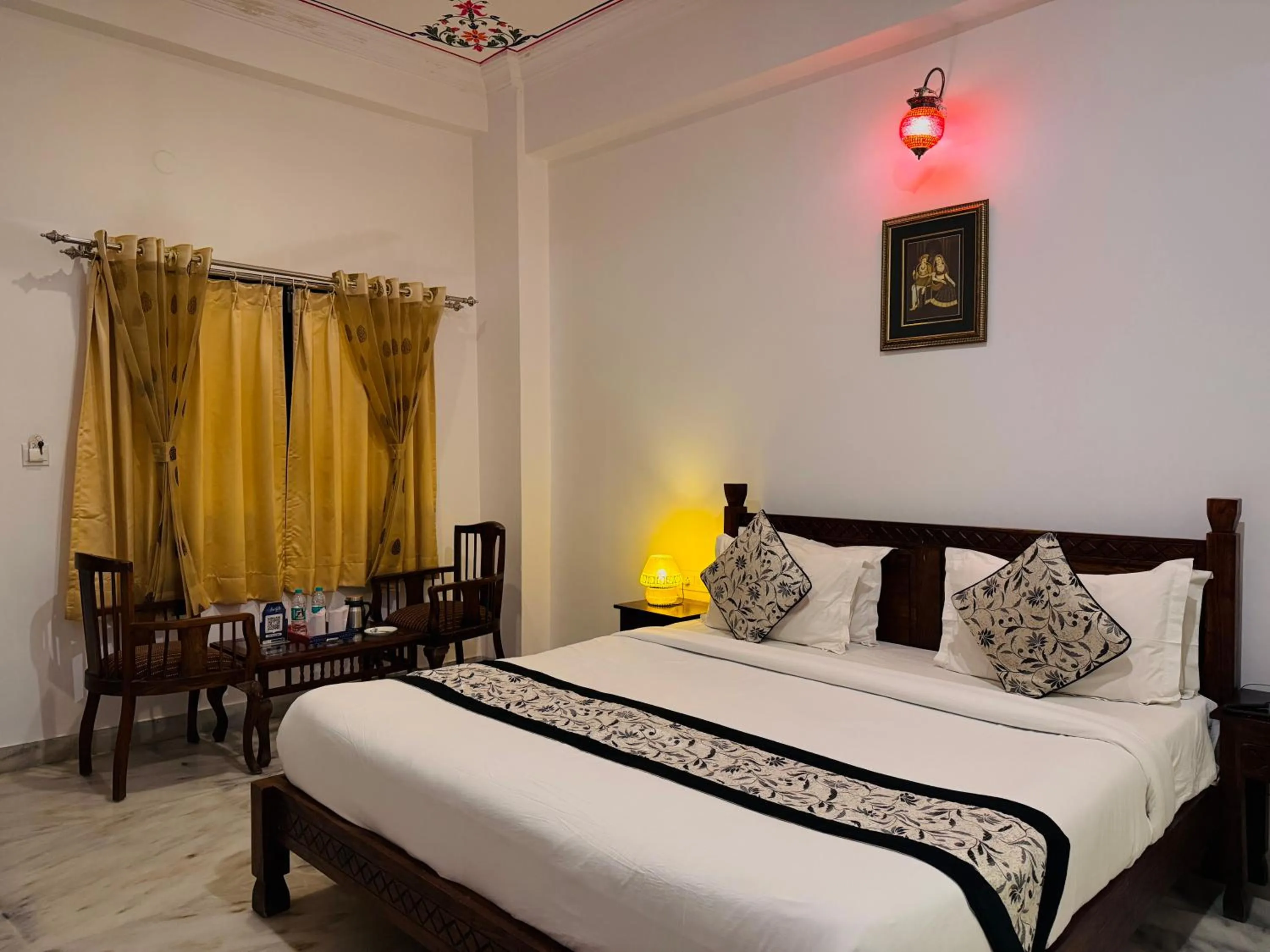 Bedroom, Bed in Atulya Niwas