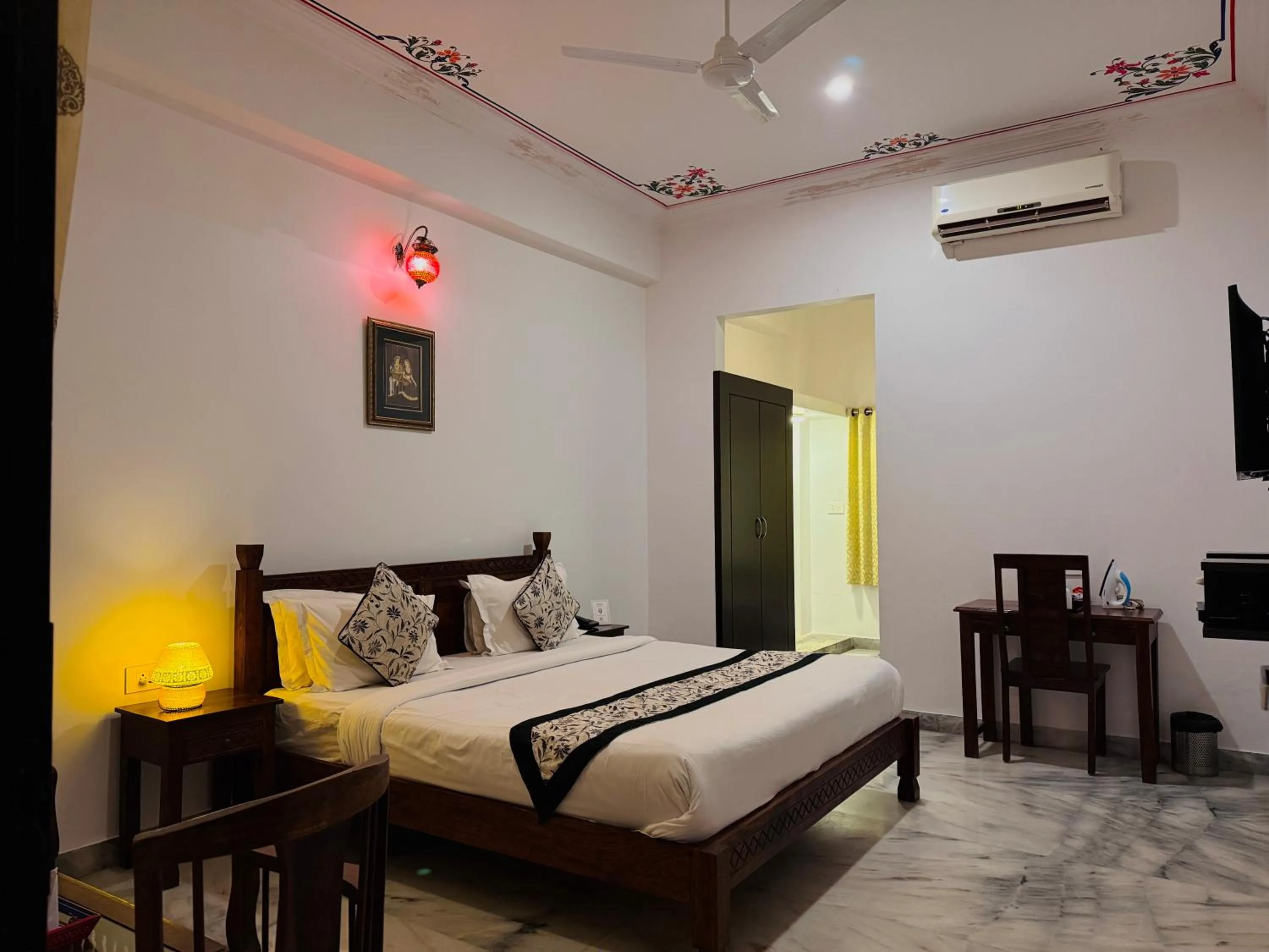 Bedroom, Bed in Atulya Niwas