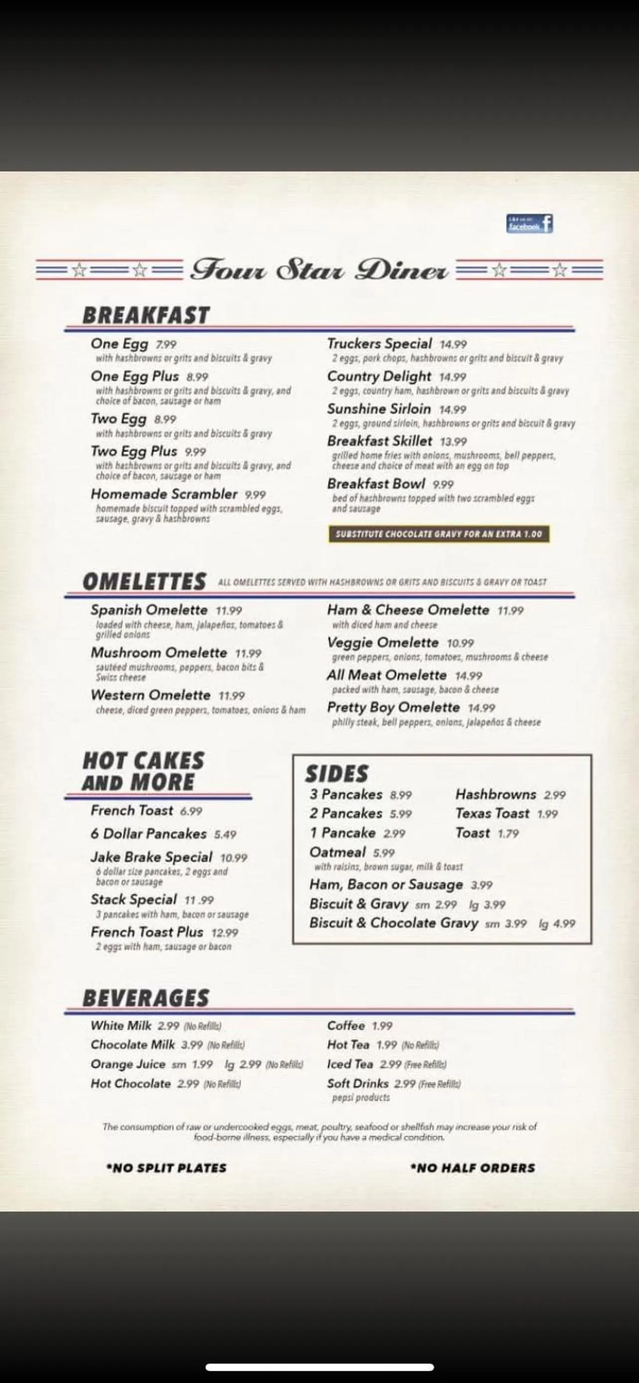 Restaurant/places to eat in Walnut Inn Roland