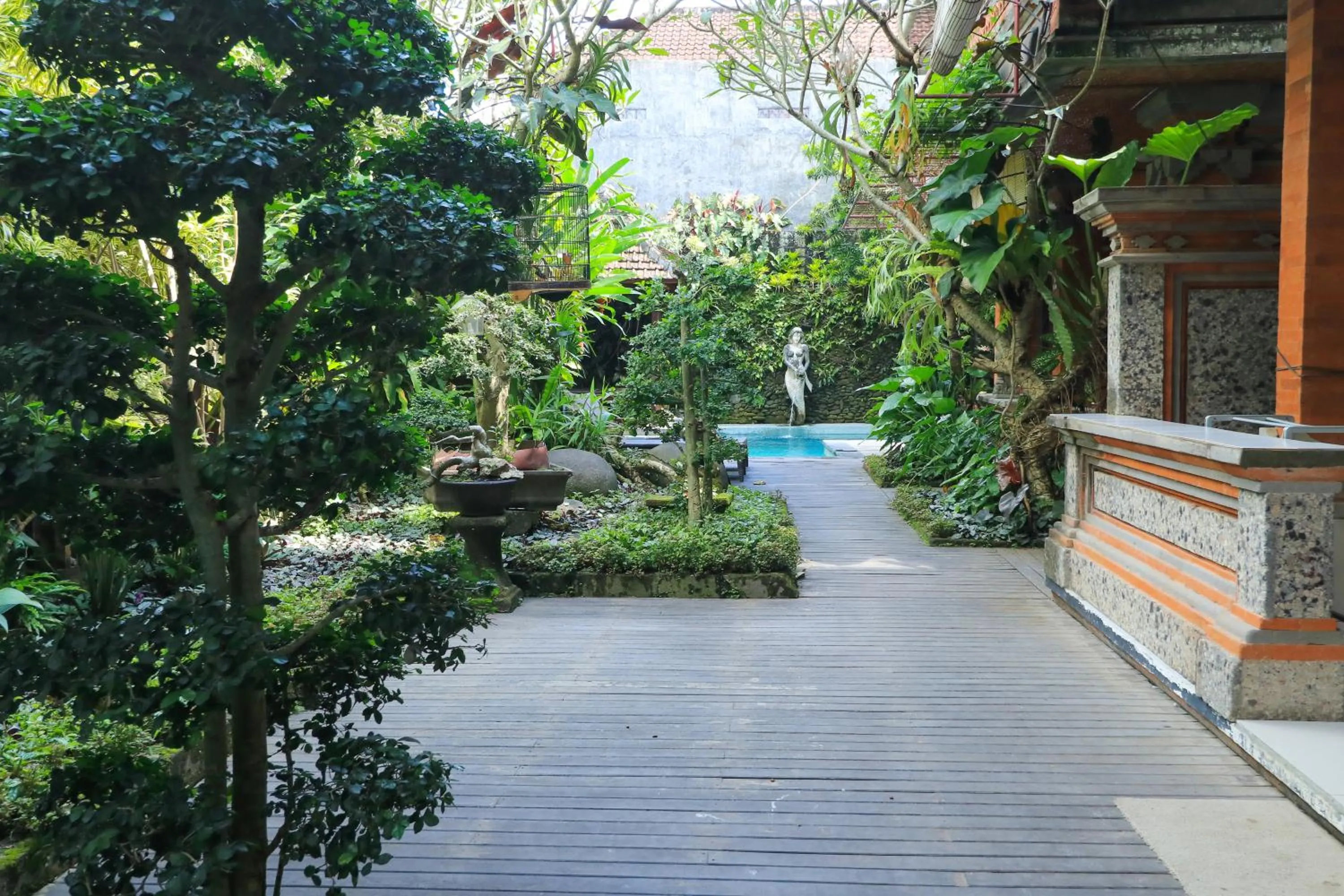 Patio in Pering Bungalow Ubud