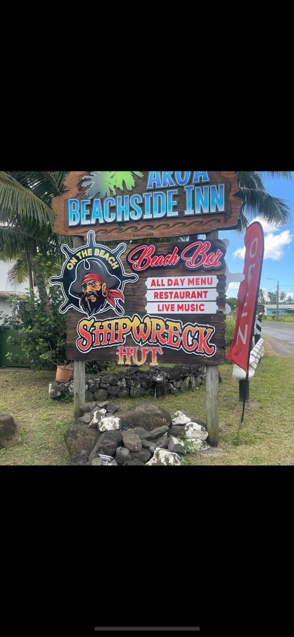 Property logo or sign in Aroa Beachside Resort