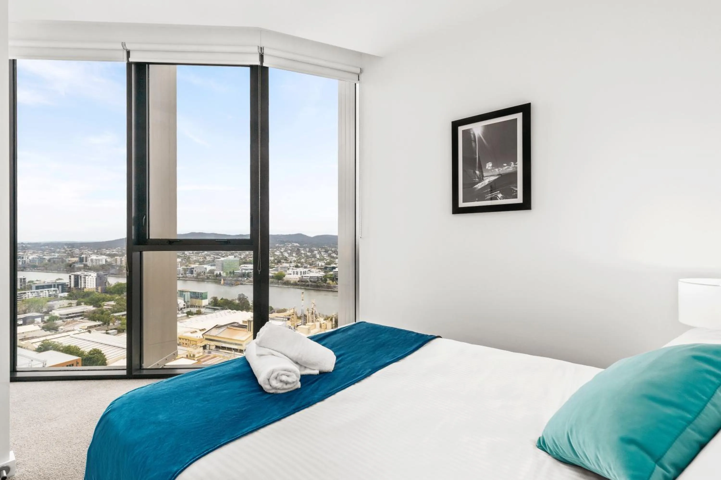 Bed in Brisbane One Apartments by CLLIX