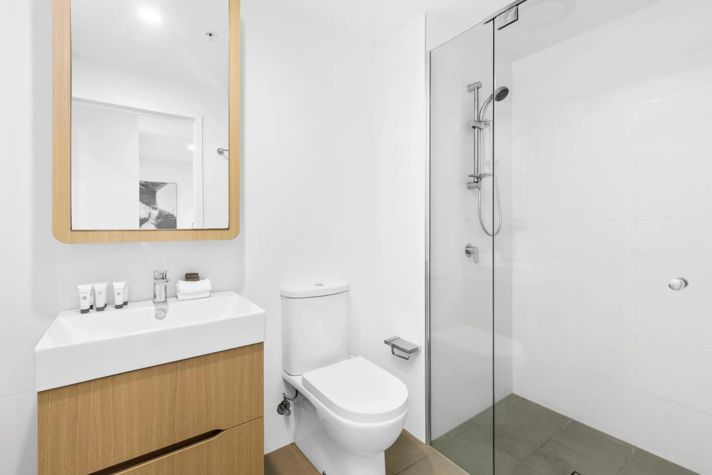 Shower in Brisbane One Apartments by CLLIX