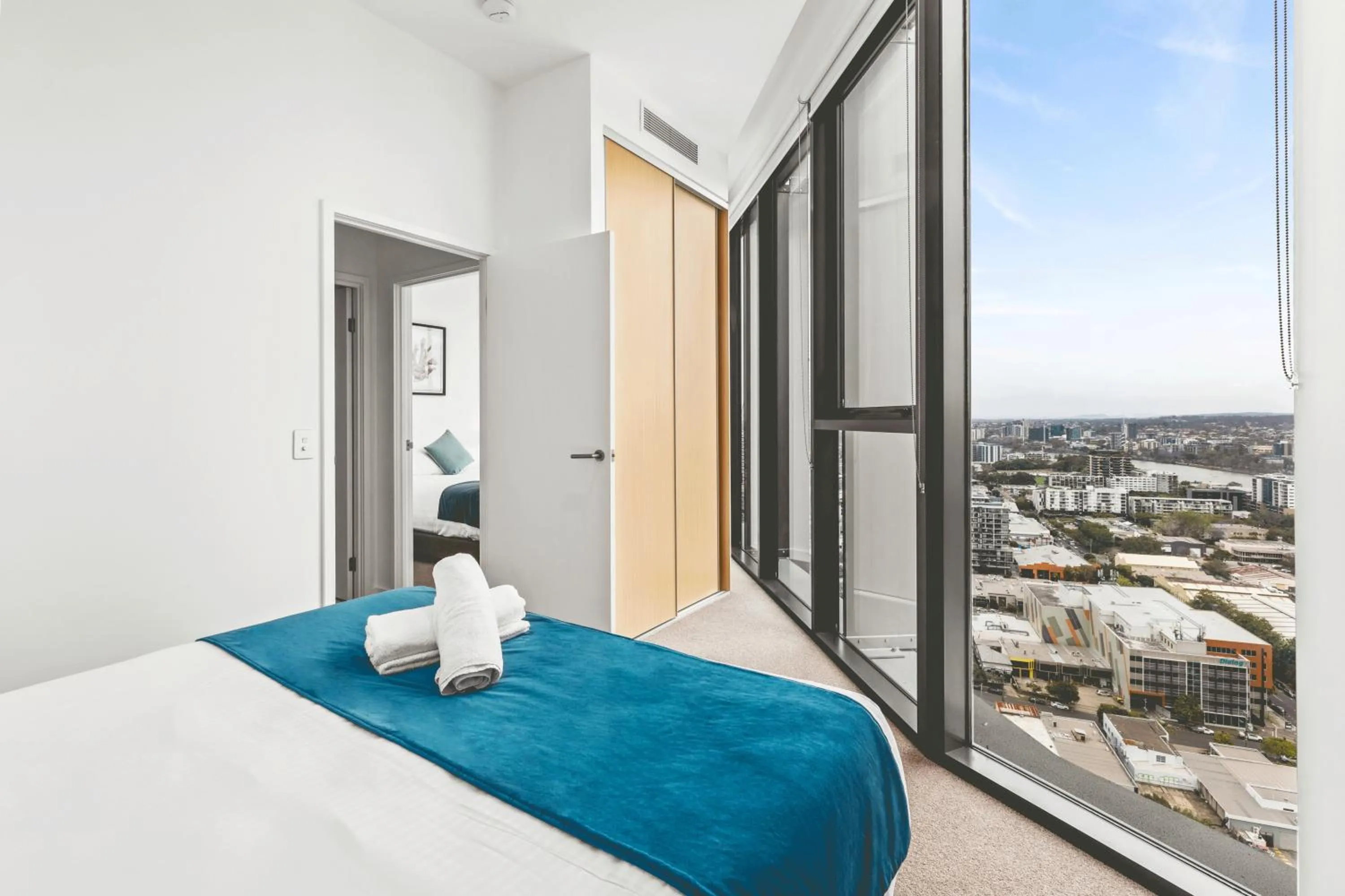 Bed in Brisbane One Apartments by CLLIX