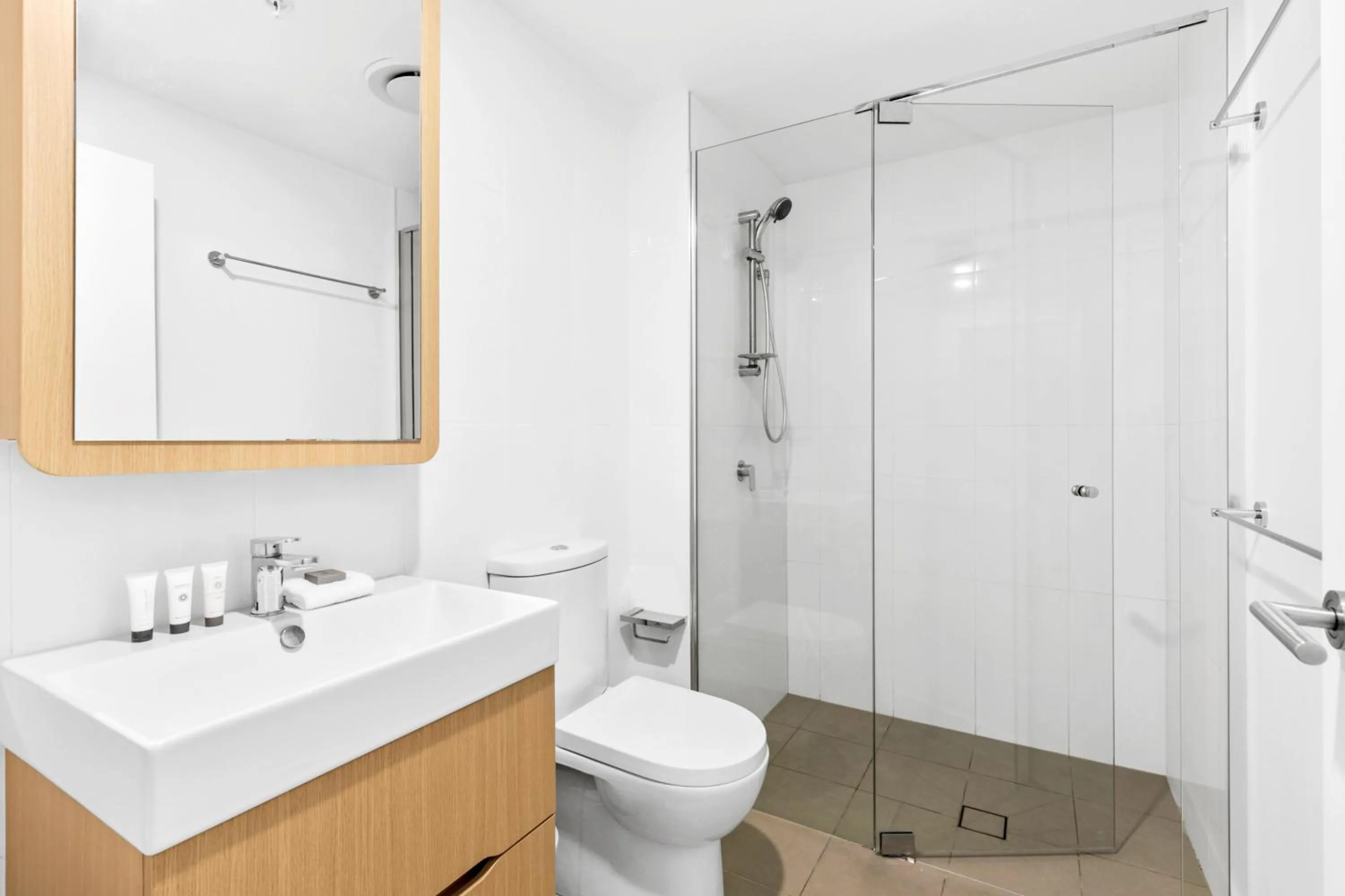 Shower in Brisbane One Apartments by CLLIX