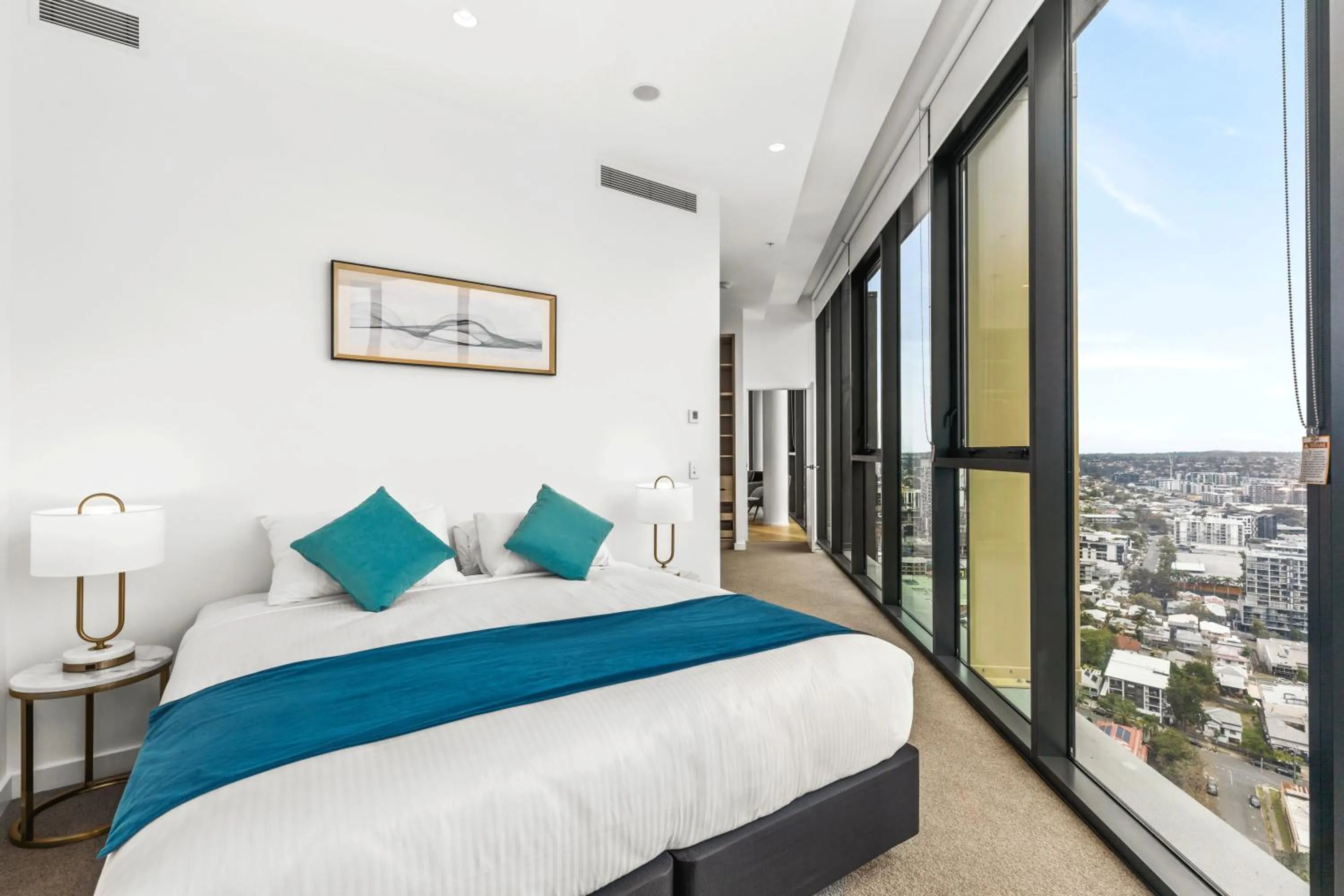 Bed in Brisbane One Apartments by CLLIX