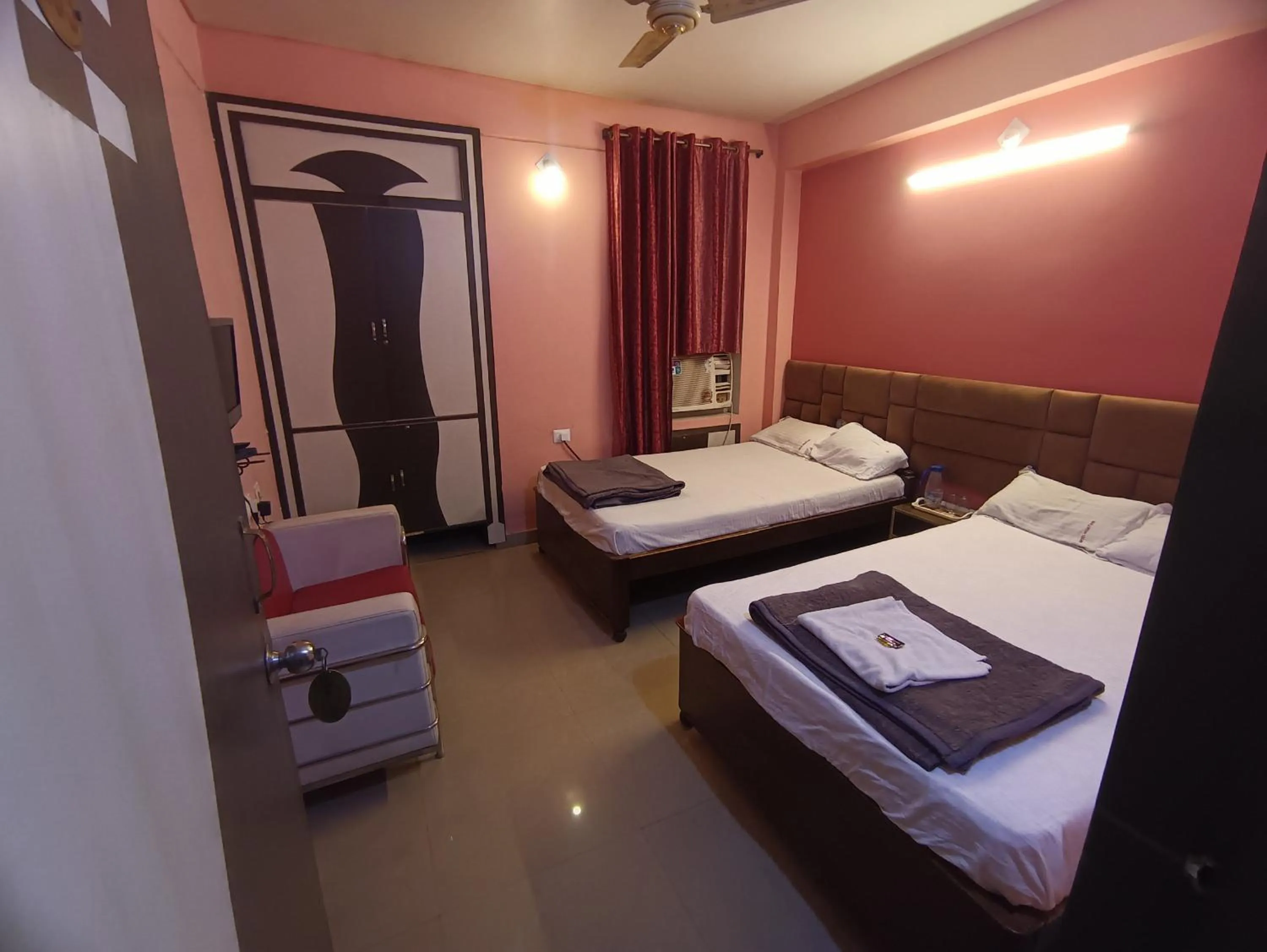Bed in Hotel Viraat Inn Gaya