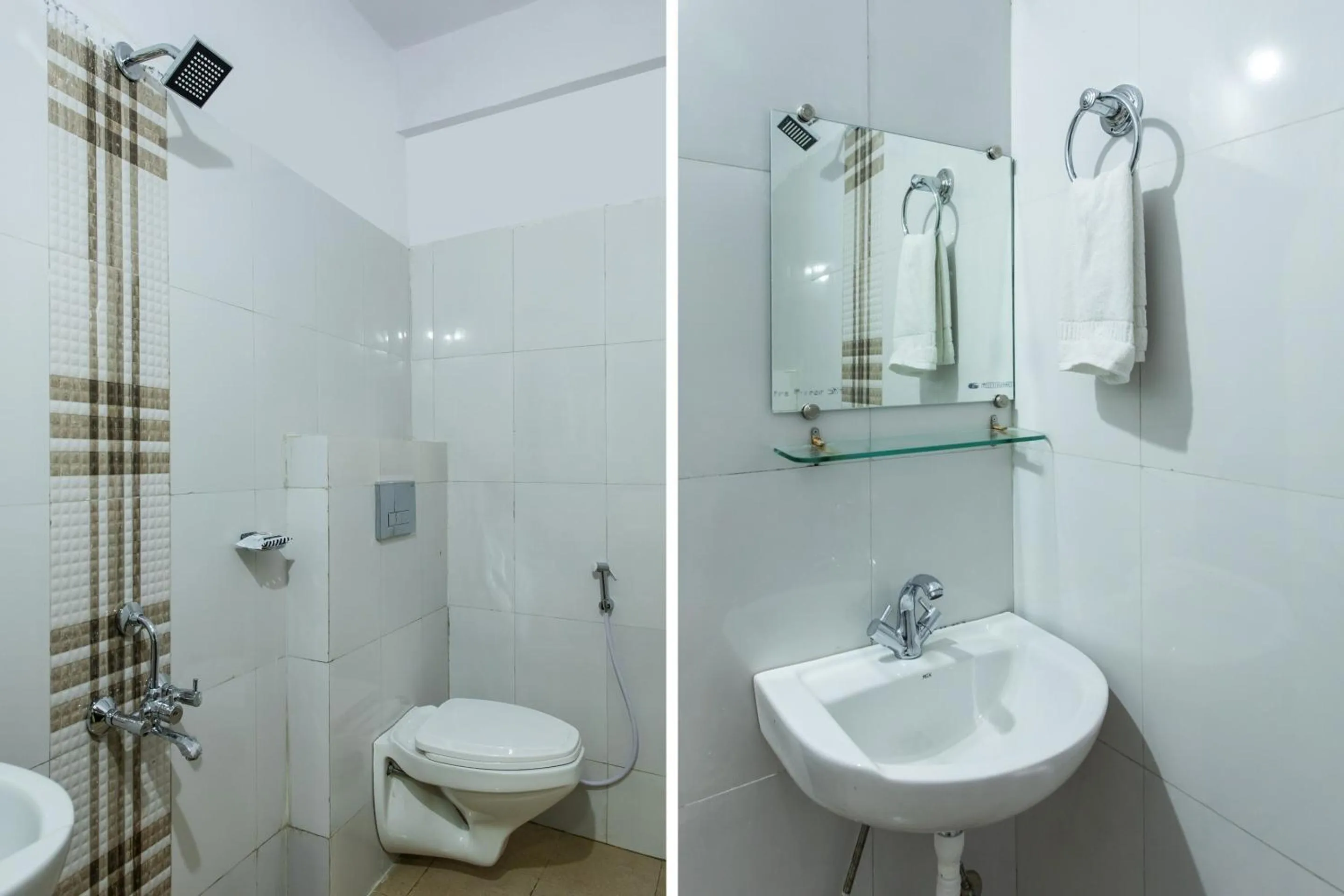 Bathroom in Hotel O Manjulam Regency