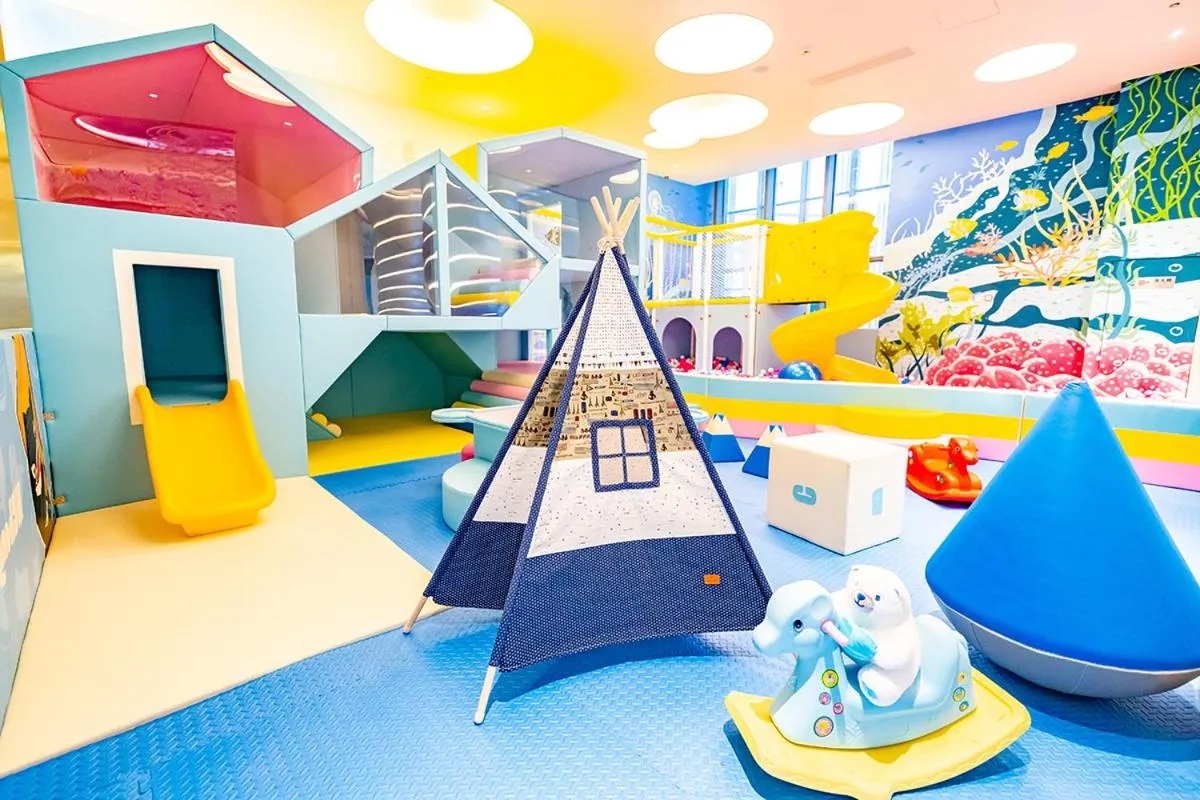 Children play ground in Shanghai Haichang Ocean Park Resort Hotel