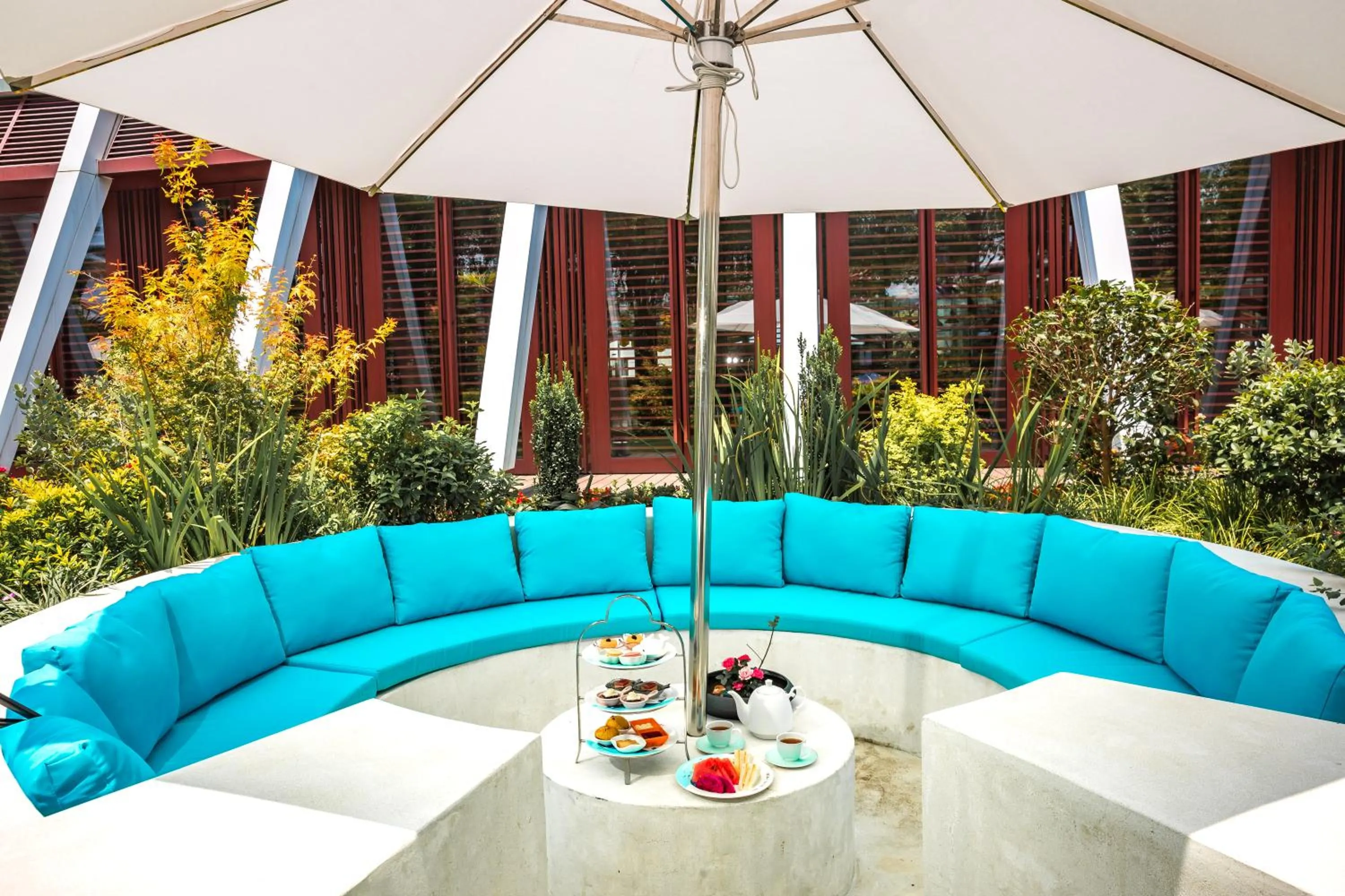 Garden in Shanghai Haichang Ocean Park Resort Hotel