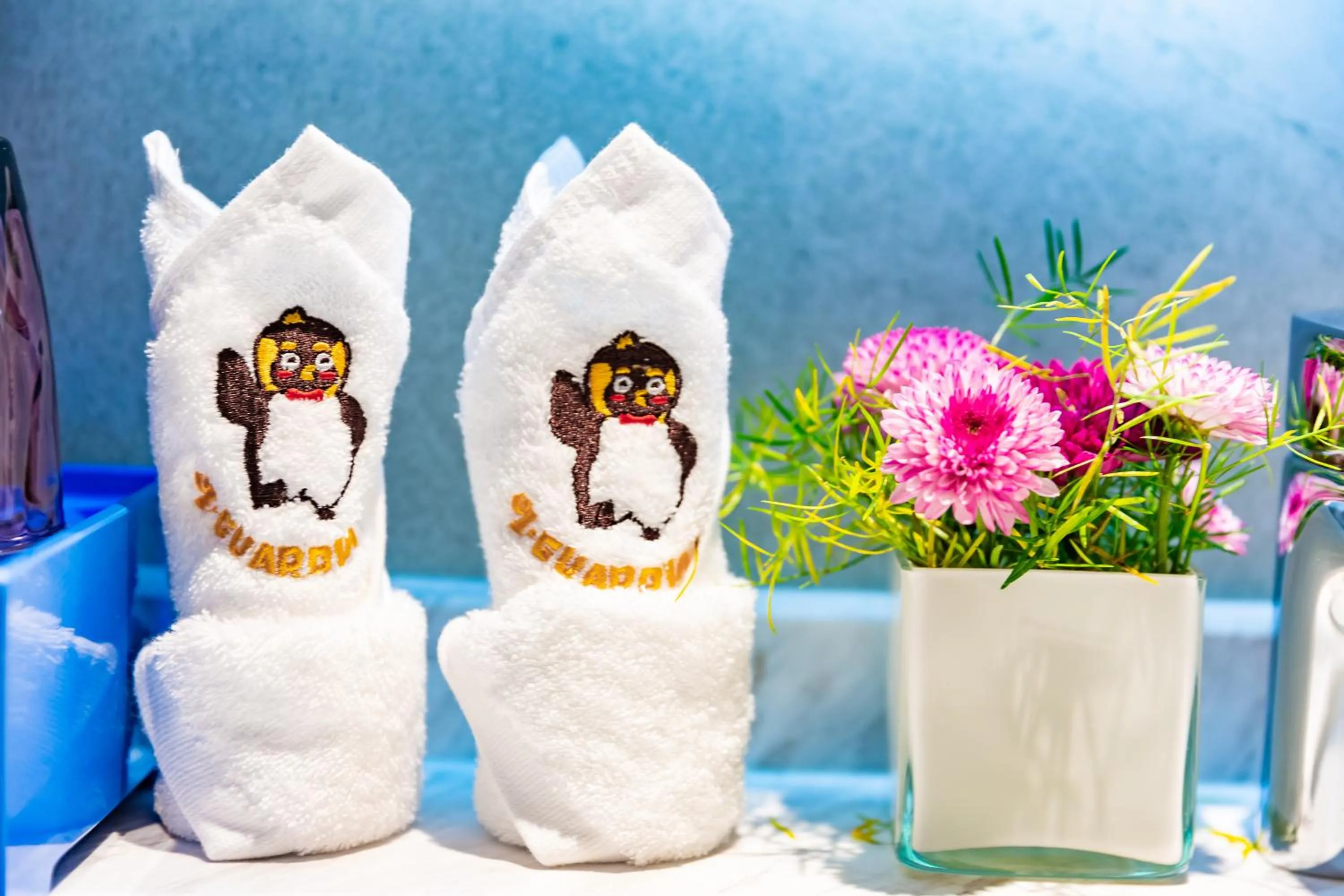 towels in Shanghai Haichang Ocean Park Resort Hotel