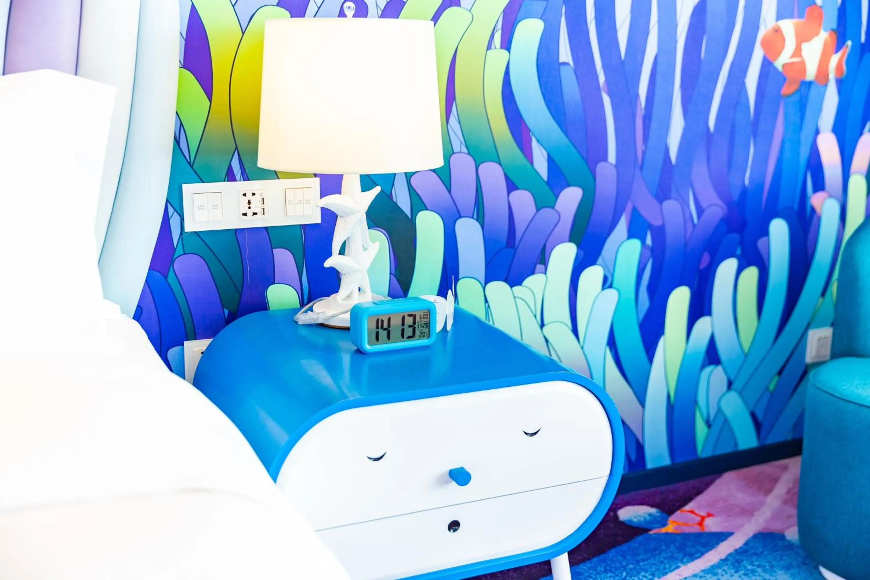 Decorative detail in Shanghai Haichang Ocean Park Resort Hotel