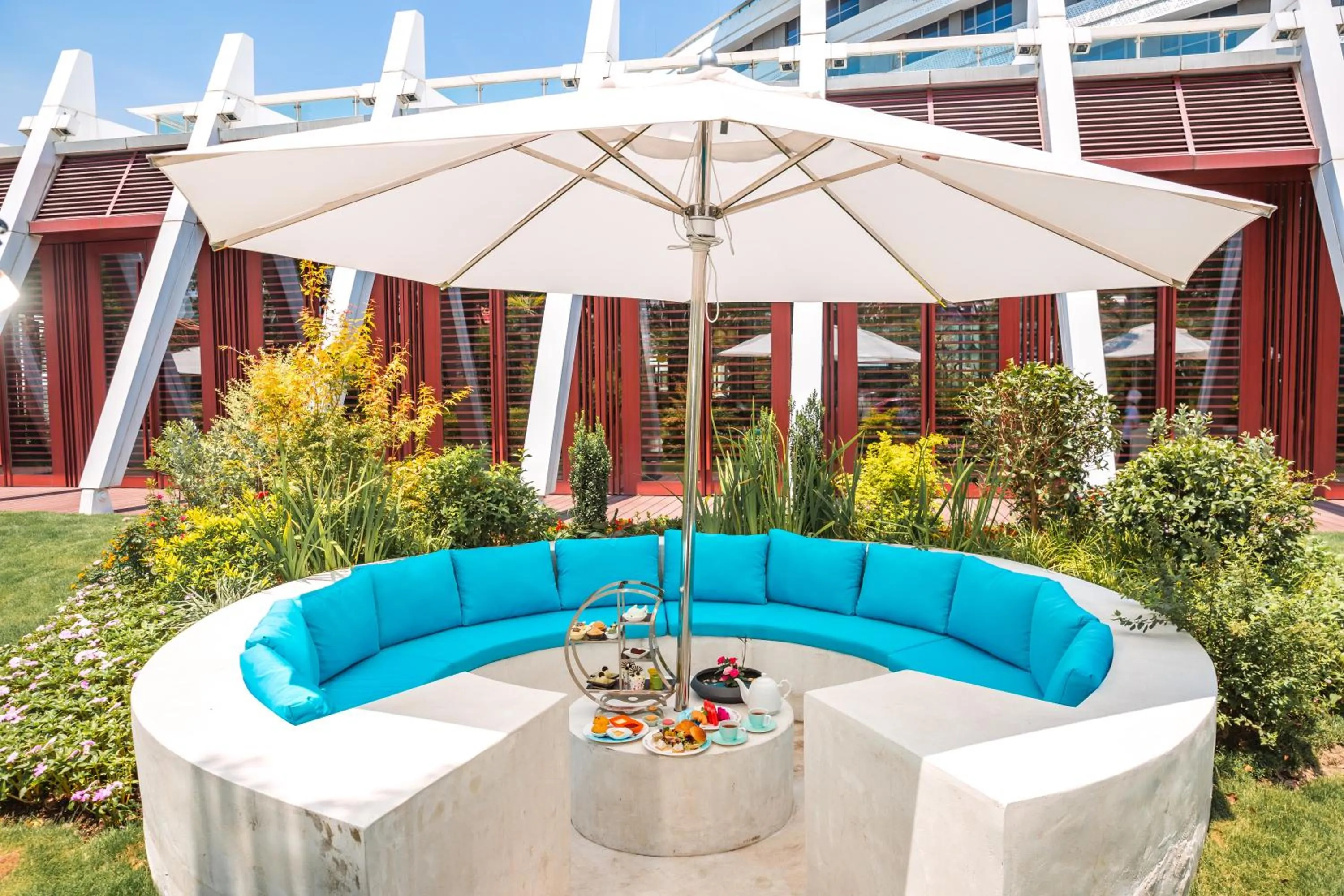 Garden in Shanghai Haichang Ocean Park Resort Hotel