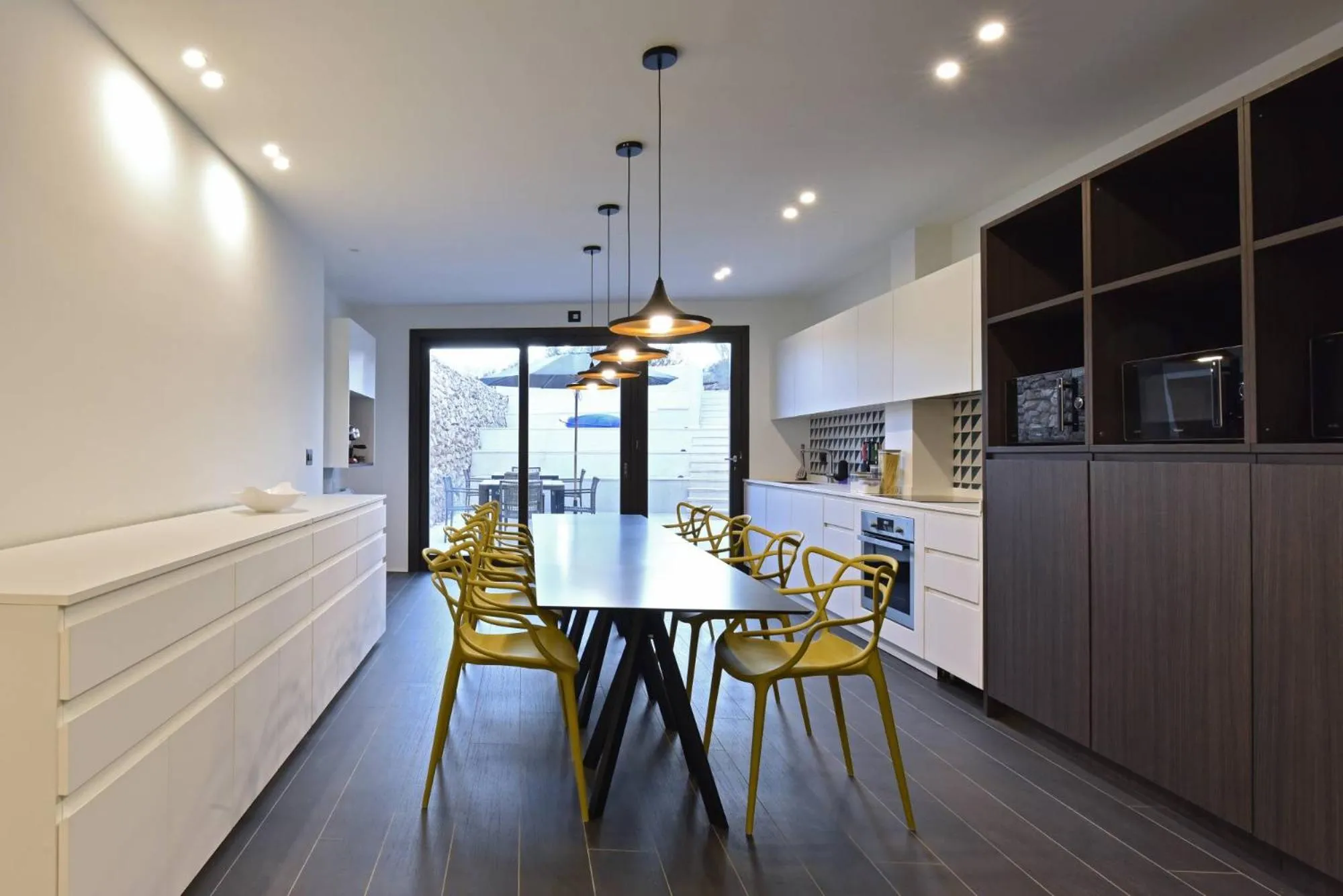Dining area in Villa Pirreca