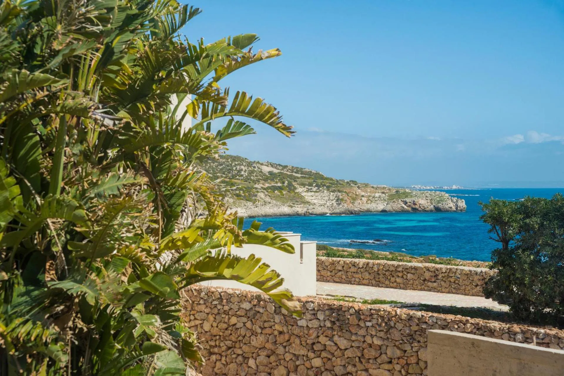 Natural landscape in Villa Pirreca