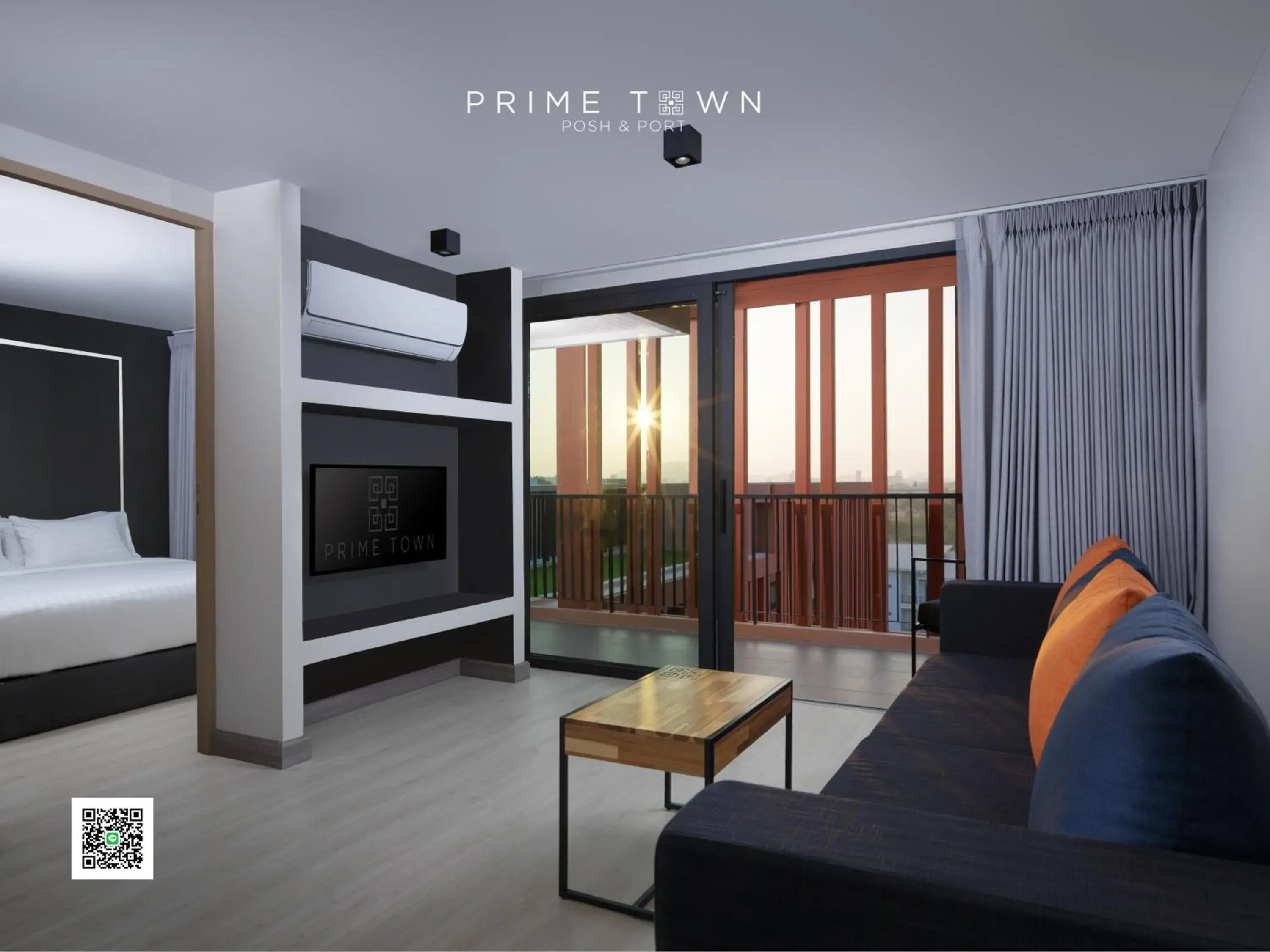 Two-Bedroom Penthouse with Mountain View in PRIME TOWN - Posh & Port Hotel PHUKET Two-Bedroom Penthouse with Mountain View in PRIME TOWN - Posh & Port Hotel PHUKET