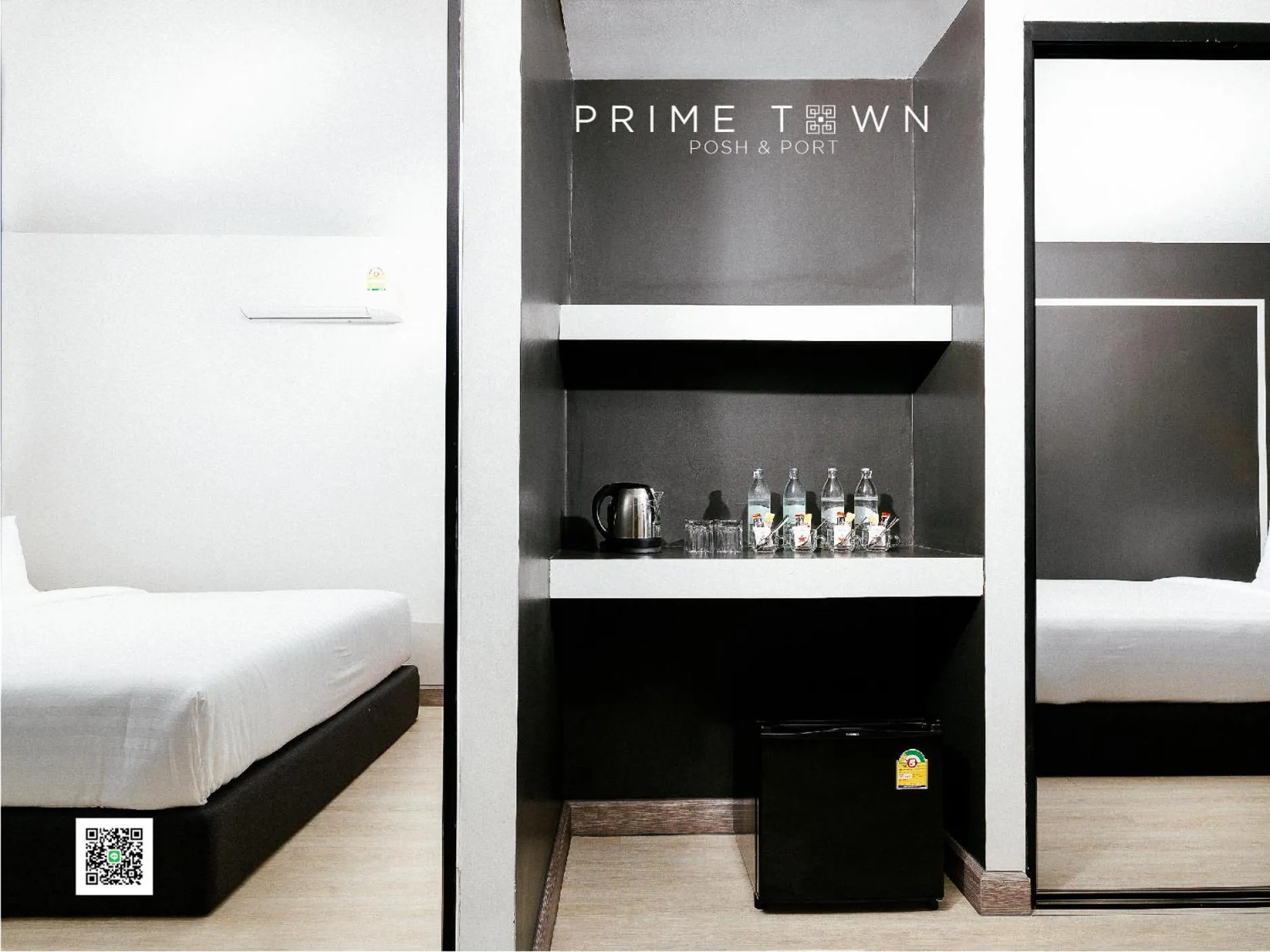 Living room, Bed in PRIME TOWN - Posh & Port Hotel PHUKET