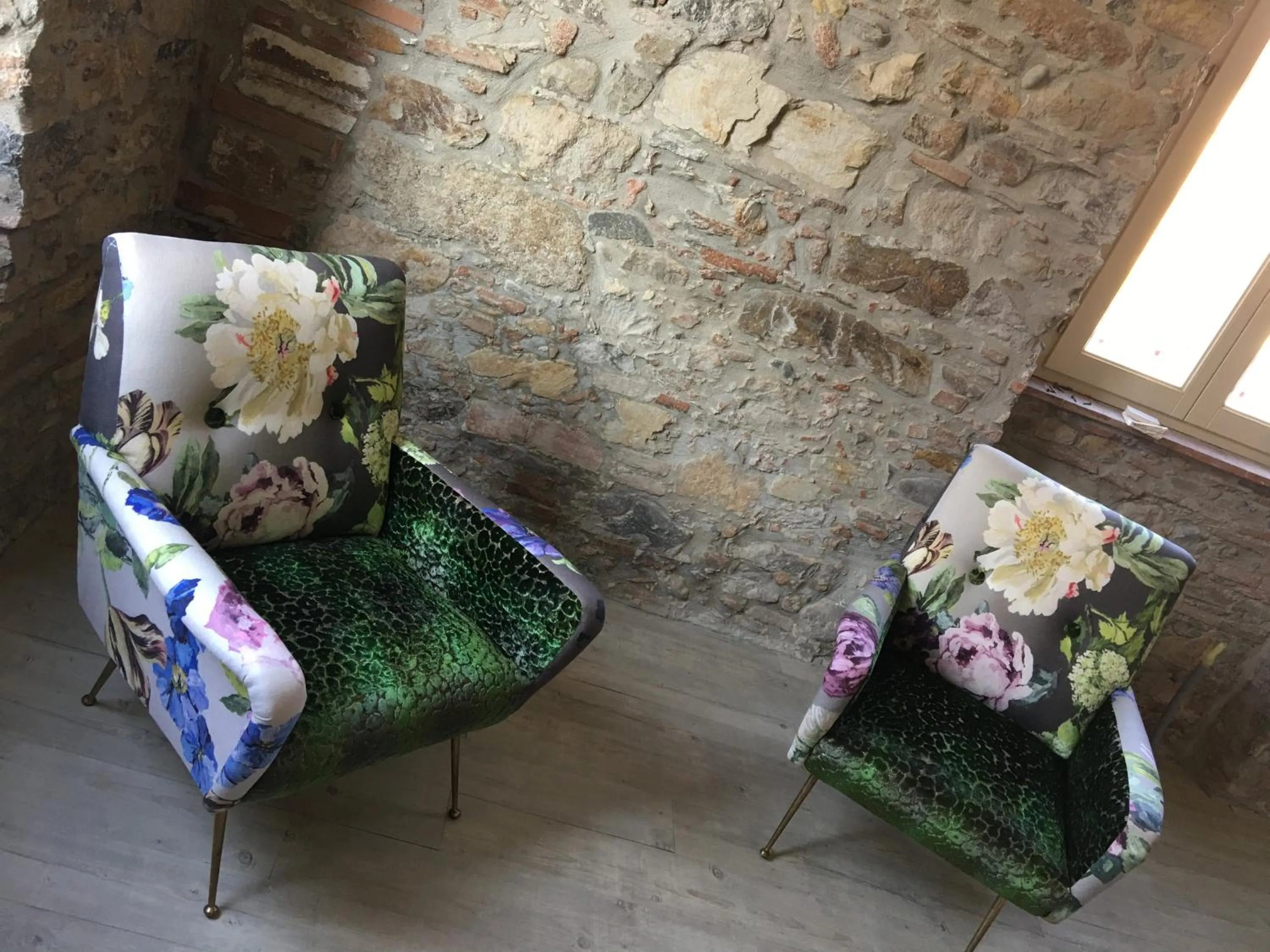 Seating area in Inside the Wall