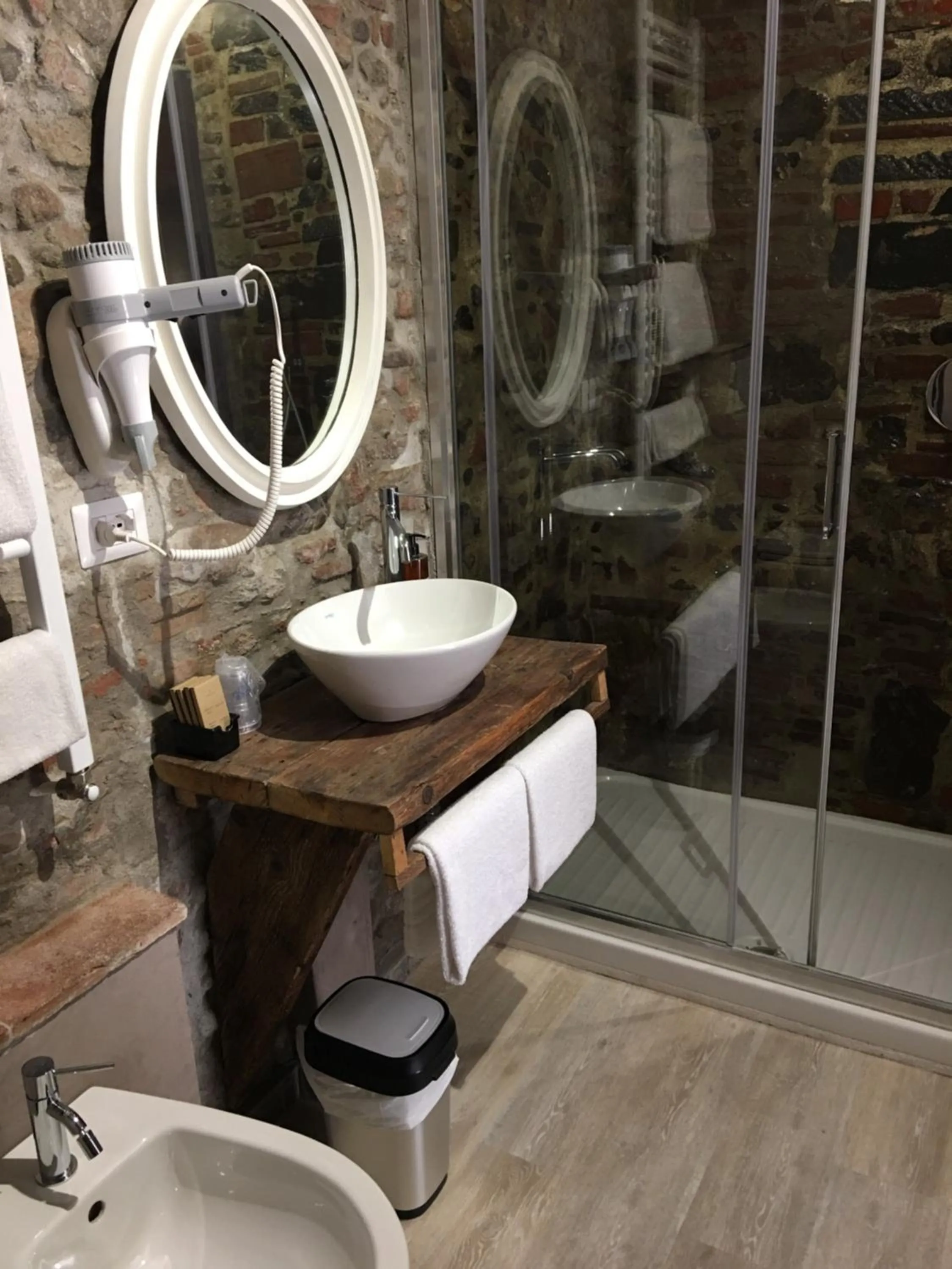 Shower in Inside the Wall