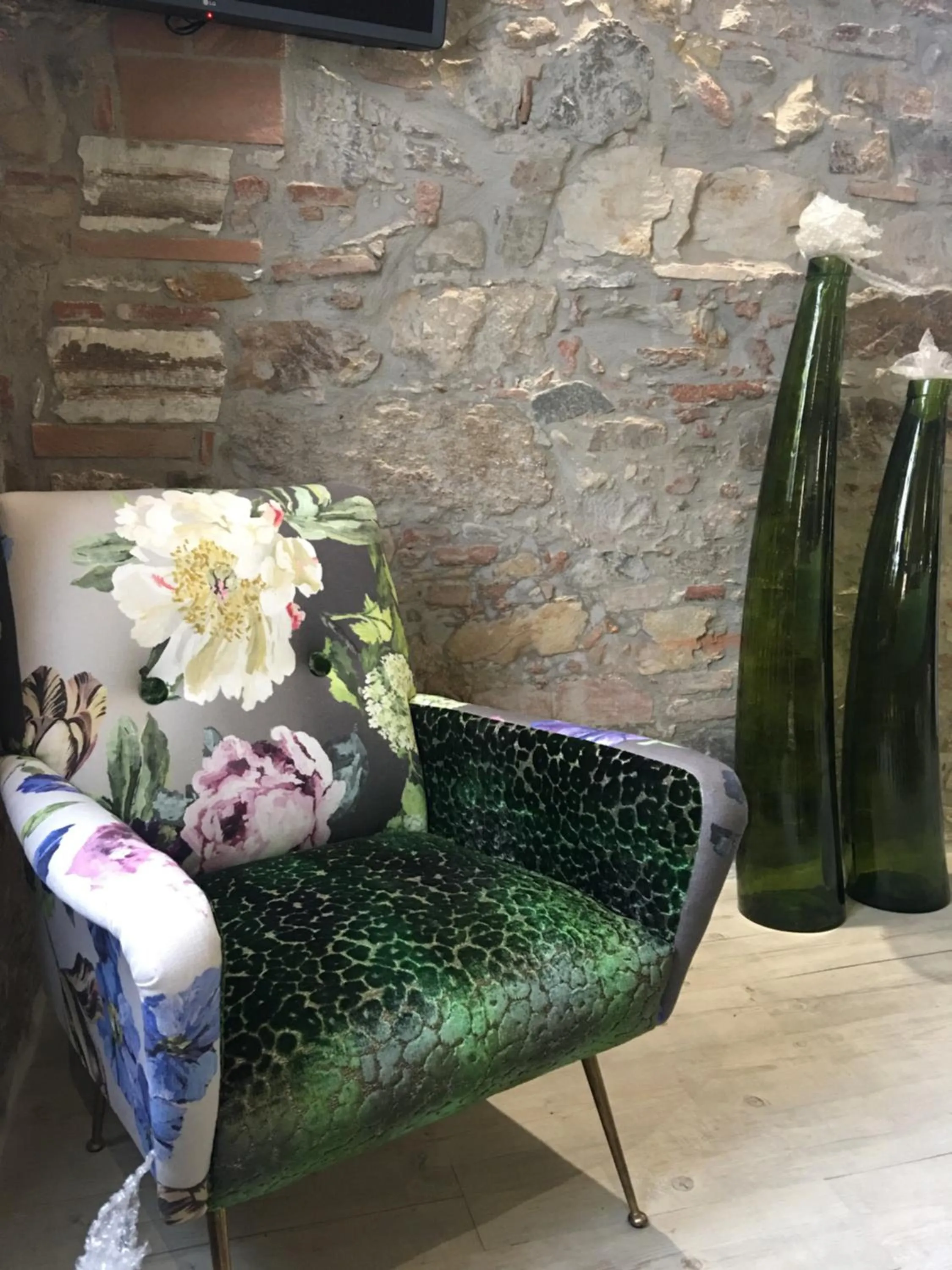 Seating area in Inside the Wall