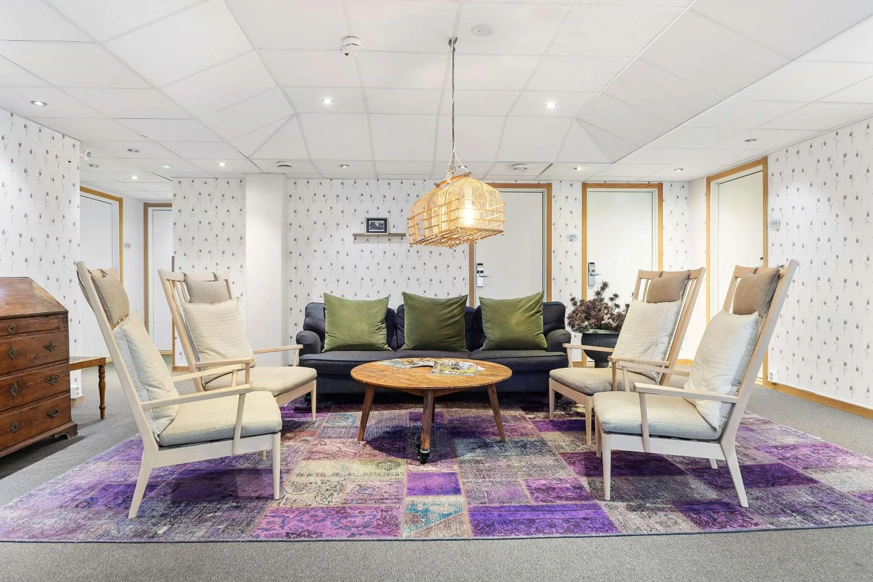 Living room in Best Western Uppsala