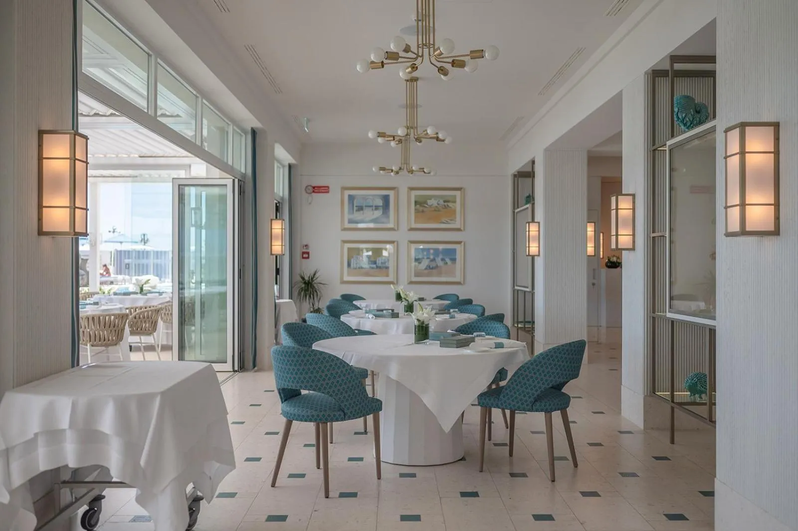 Dining area in Casa Bianca Al Mare