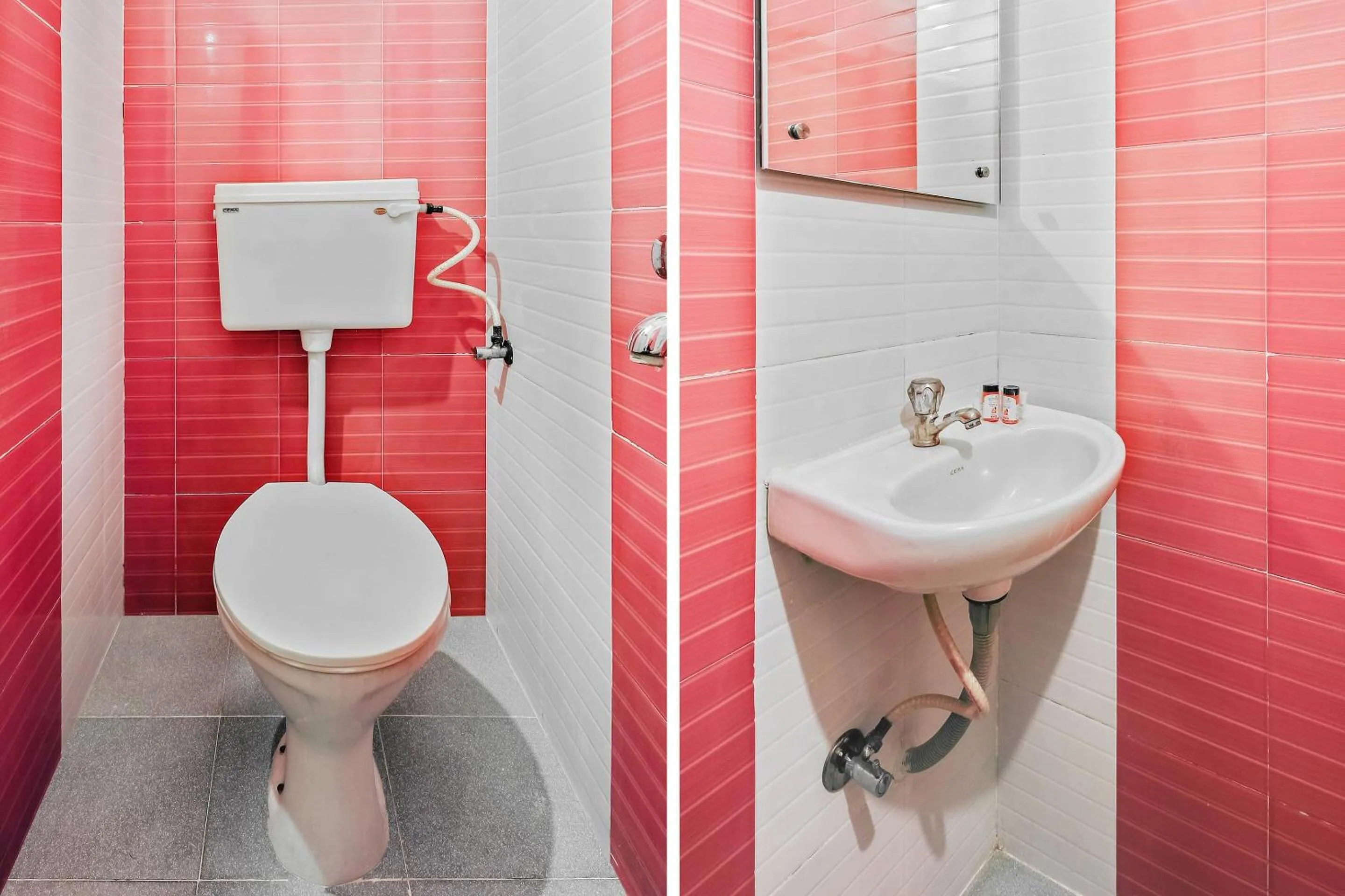 Bathroom in Super Hotel O Golden Hive Madhapur Near Shilparamam